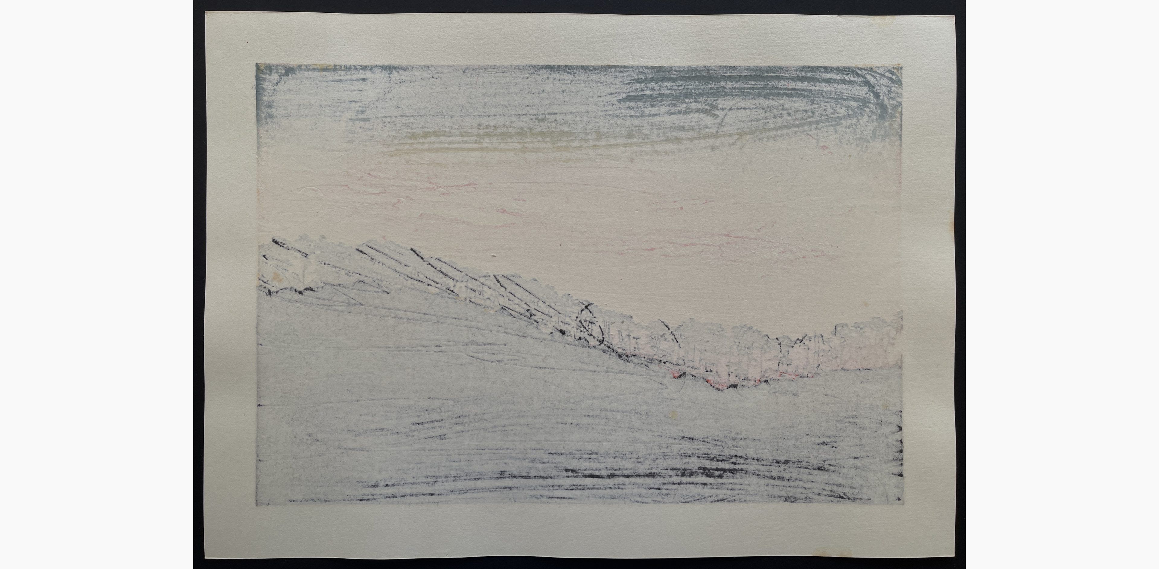 Japanese print - Nishijima Katsuyuki - Ogurayama