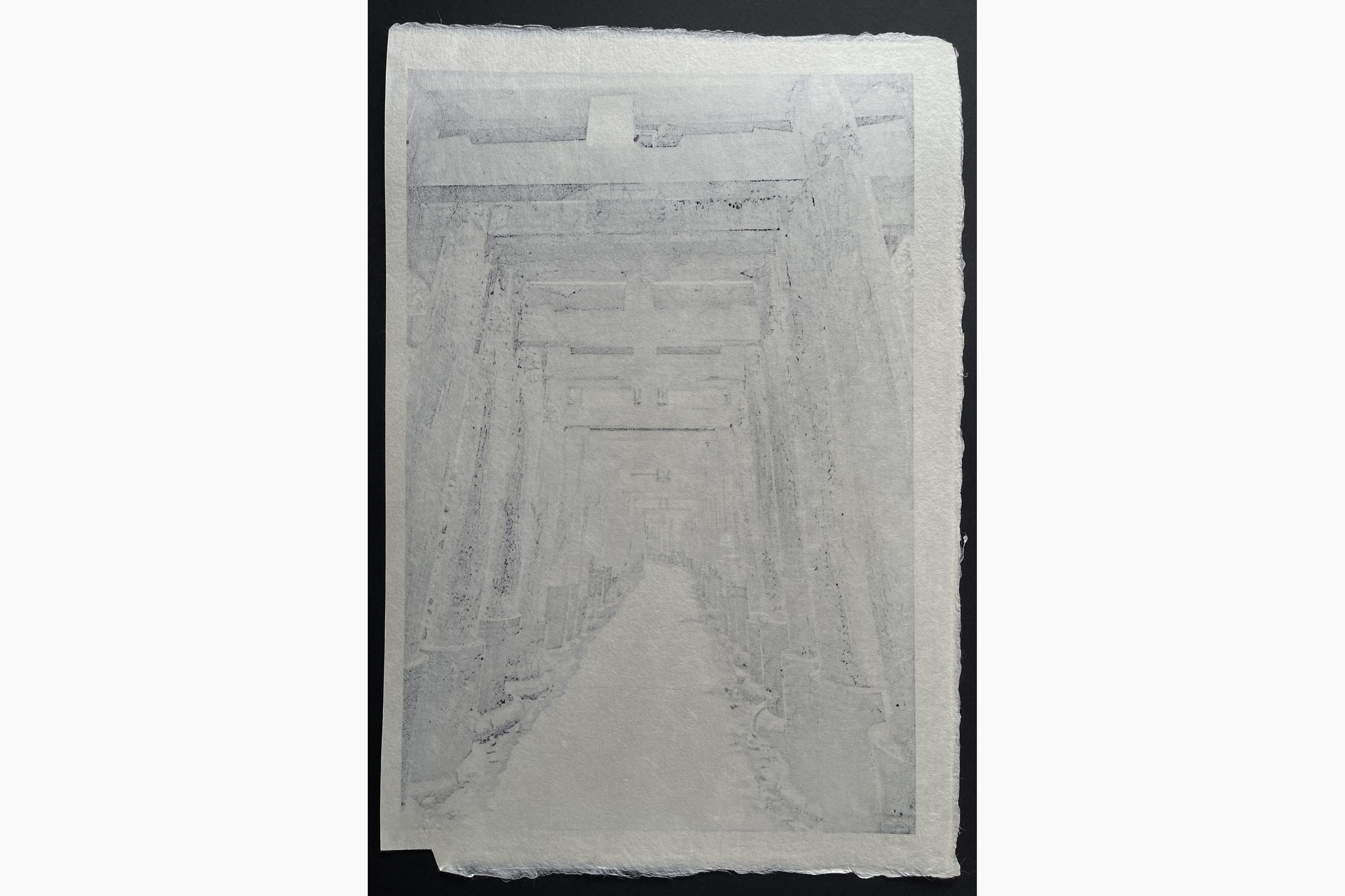 Japanese print - Shoichi Kitamura - Kyoto Senbon Torii