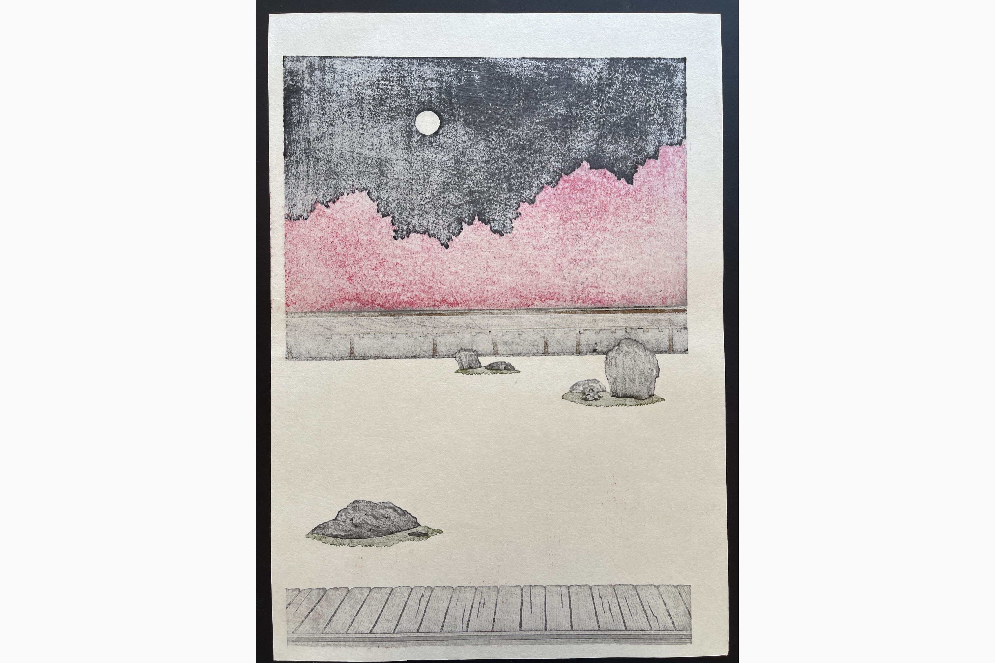 Japanese print - Teruhide Kato - Shurei
