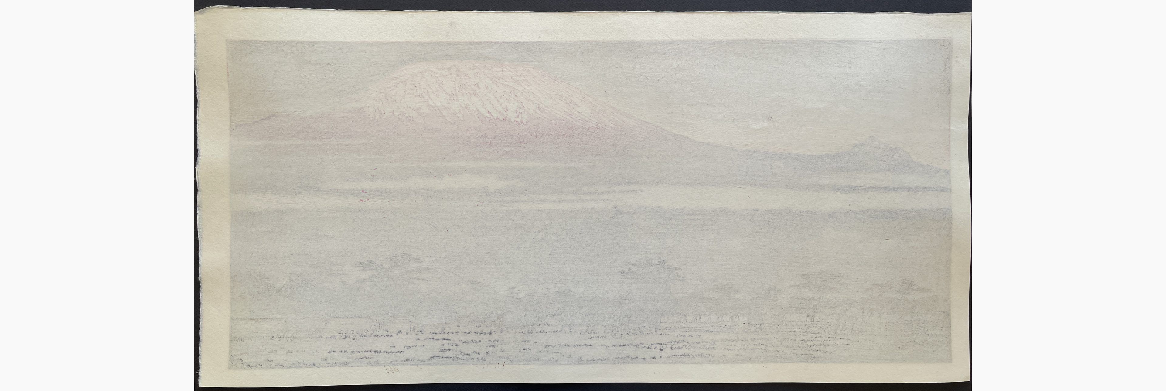 Japanese print - Toshi Yoshida - Kilimanjaro
