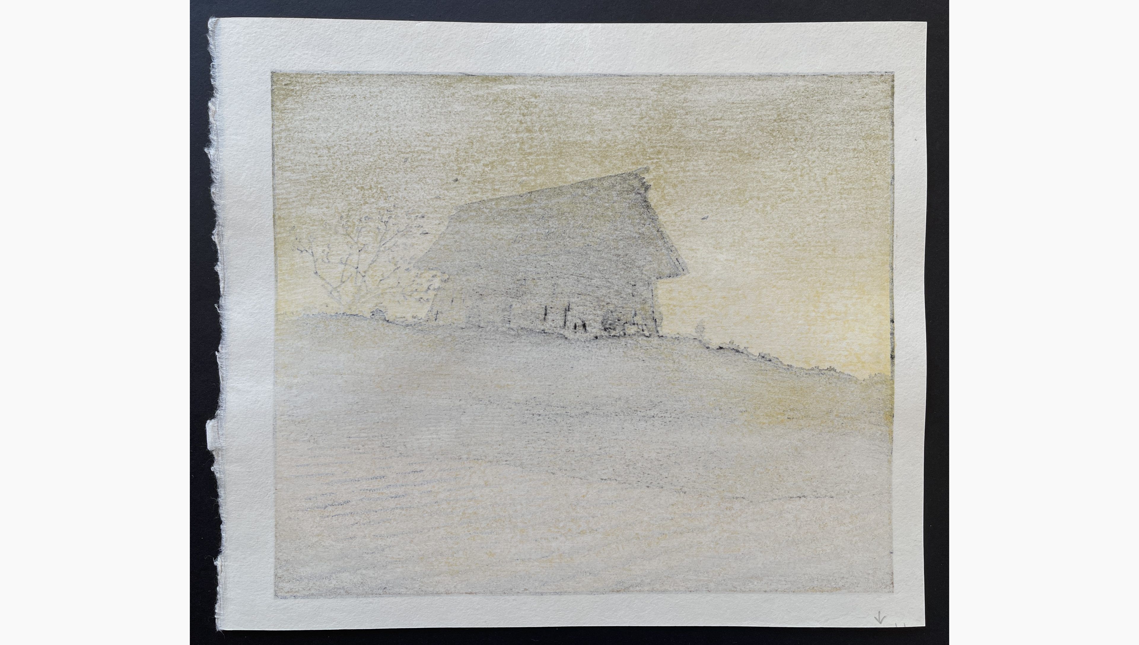 Japanese print - Tsukasa Yoshida - Wind