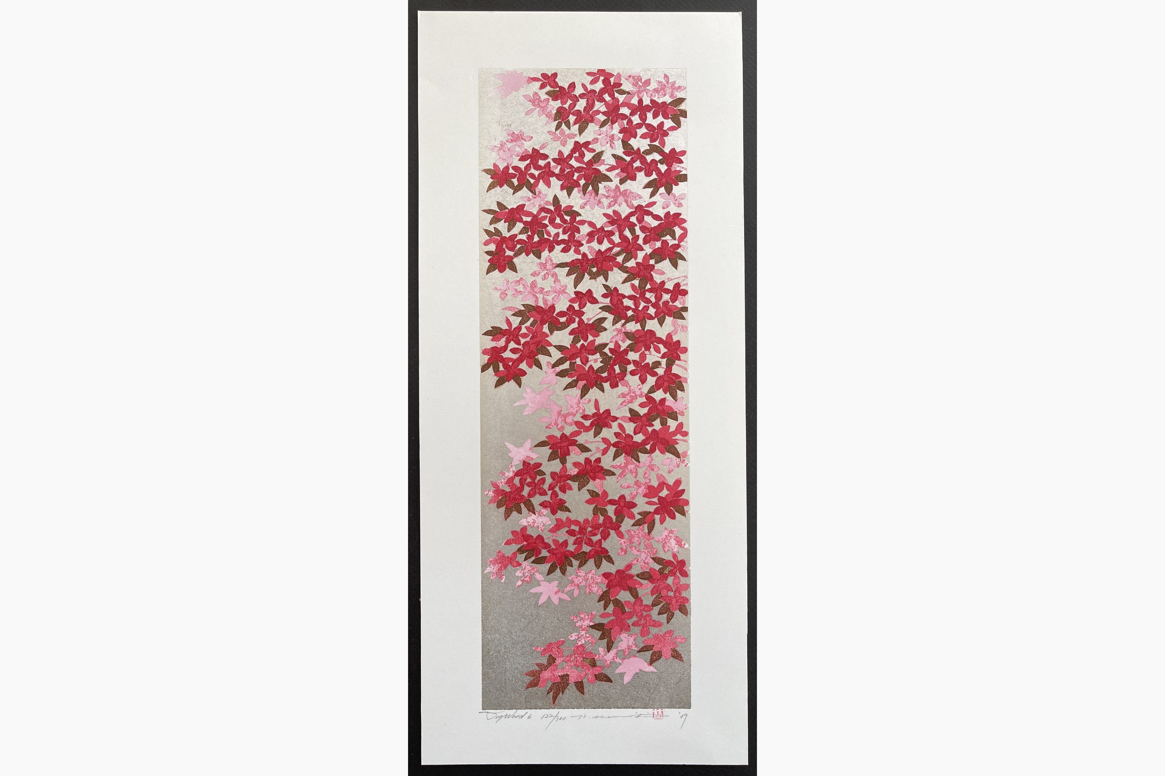 Japanese woodblock print - Hajime Namiki - Dogwood 6