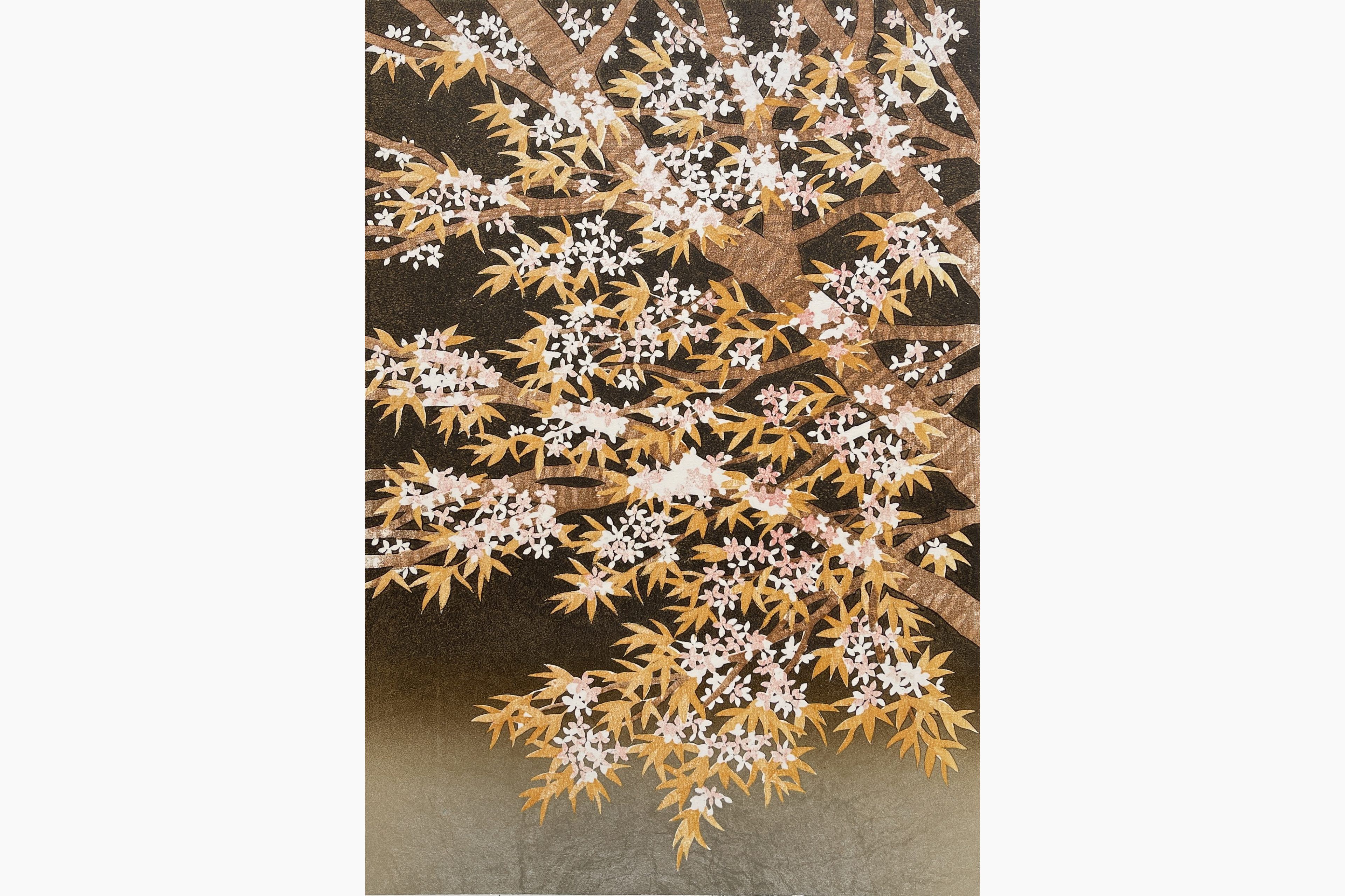 Original woodblock print - Hajime Namiki - Sakura 7