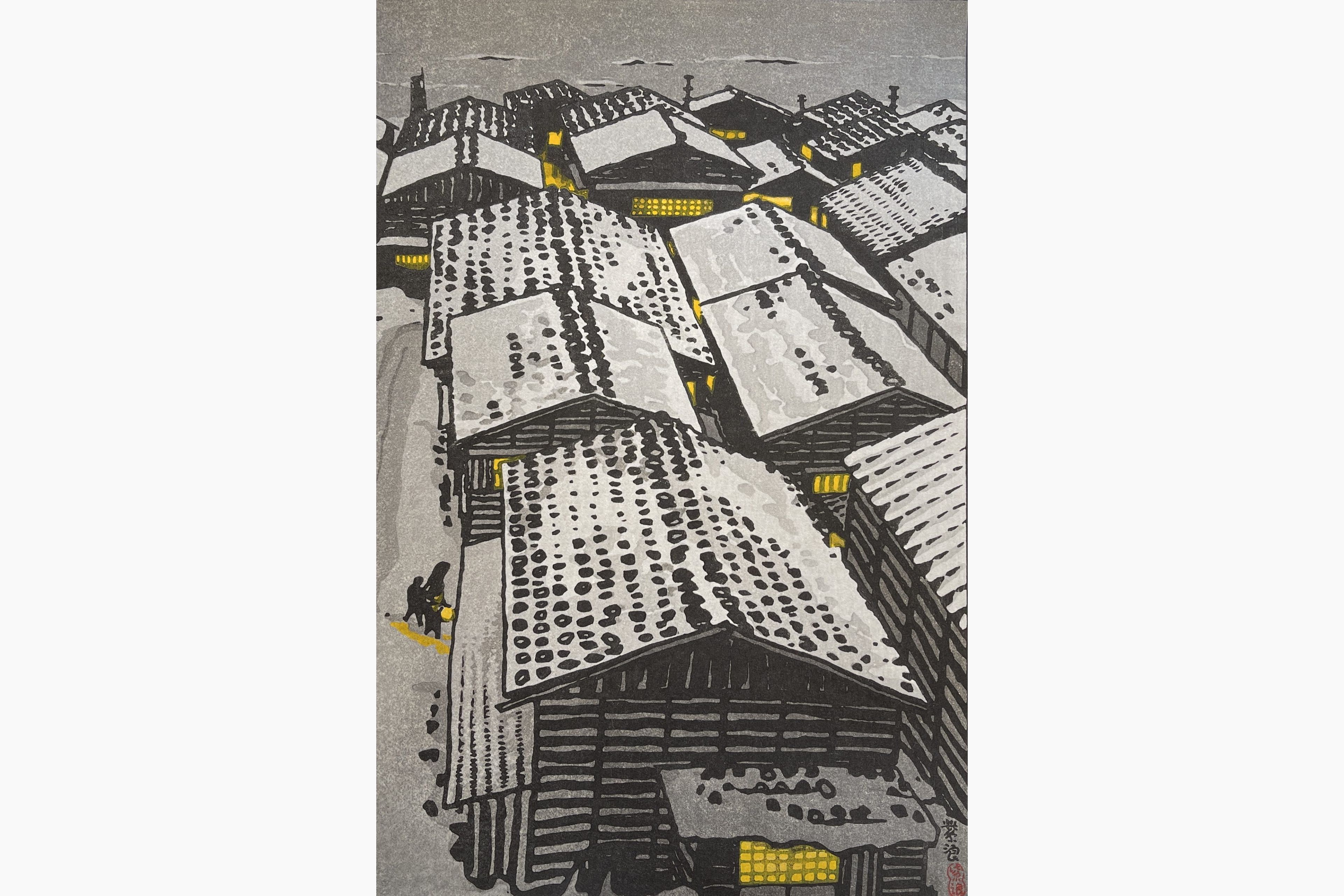 Original woodblock print - Kasamatsu Shiro - Sea of Echigo