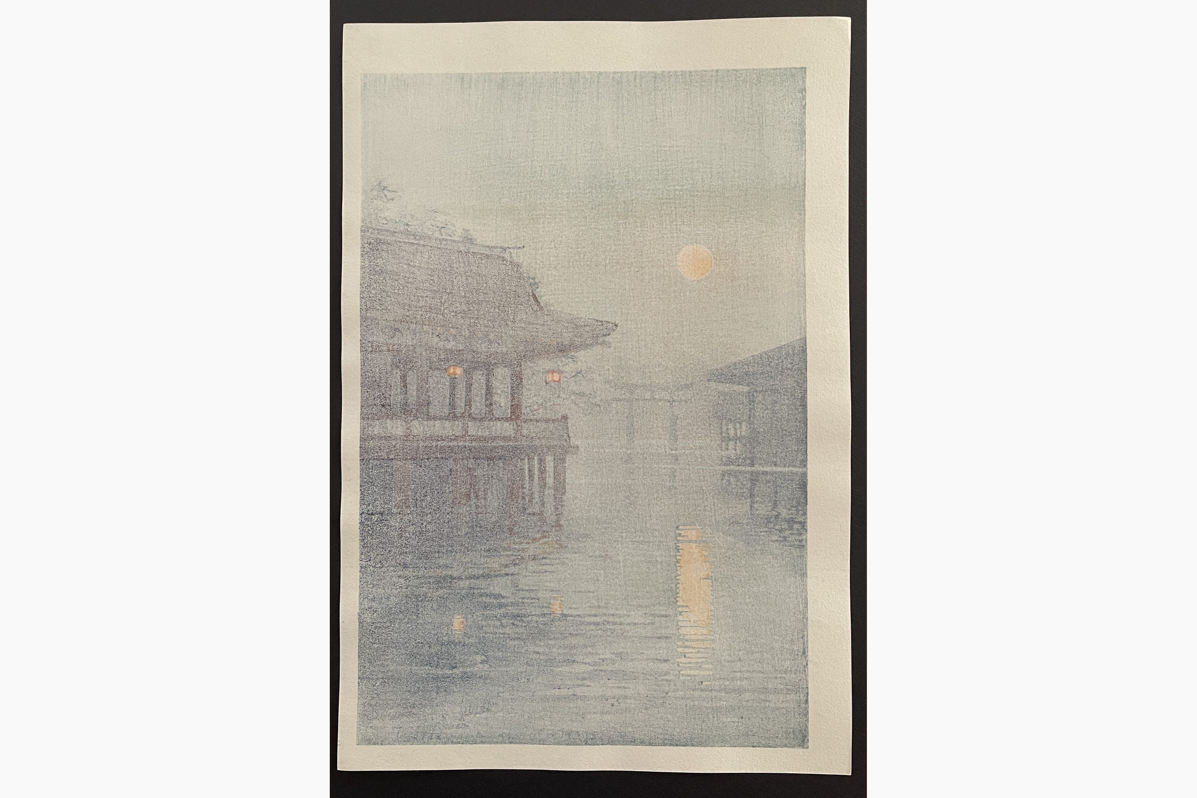 Japanese print - Ito Yuhan - Itsukushima Shrine at Miyajima