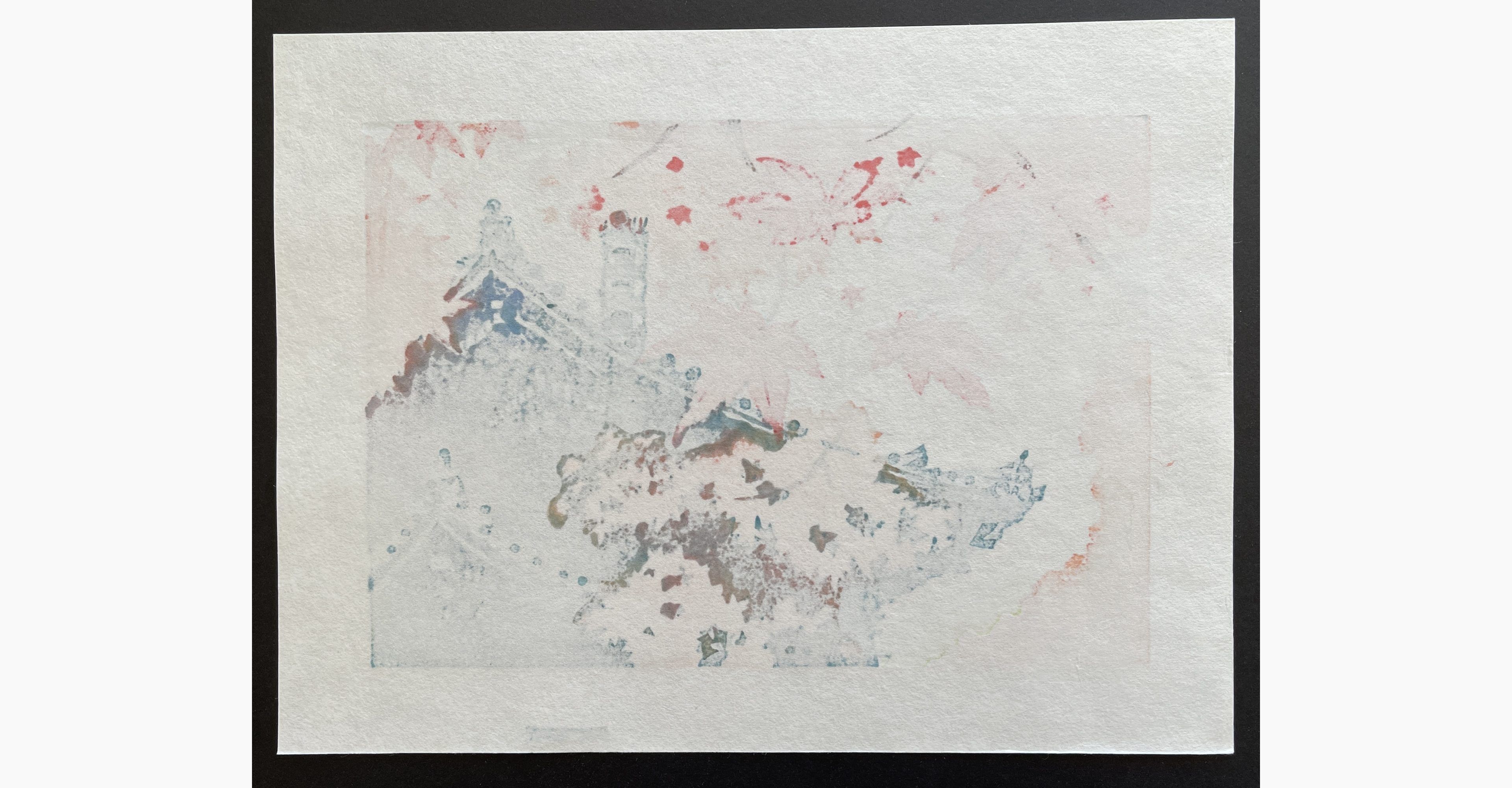 Japanese print - Junichi Mibugawa - Autumn wind