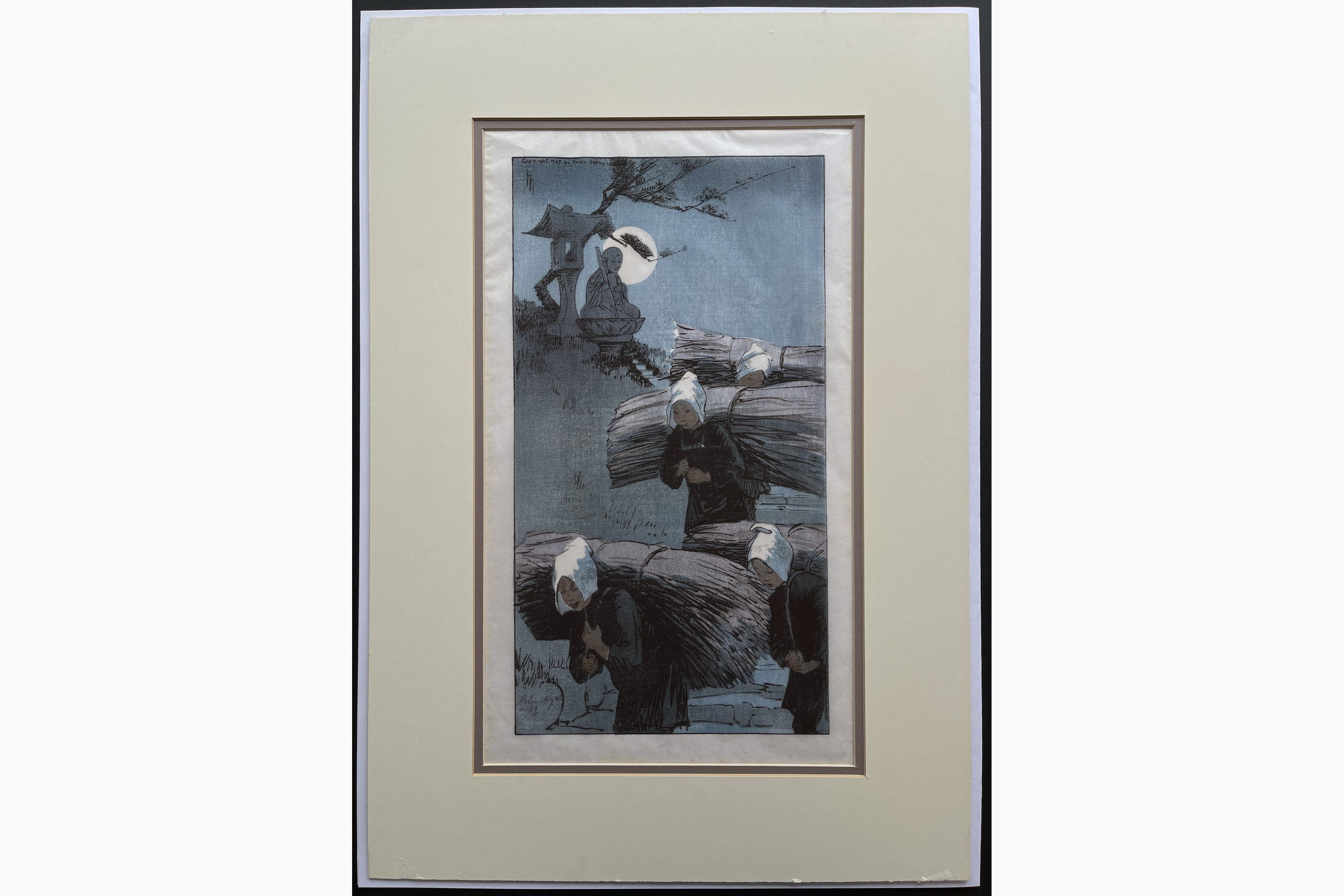 Japanese print - Helen Hyde - The Return