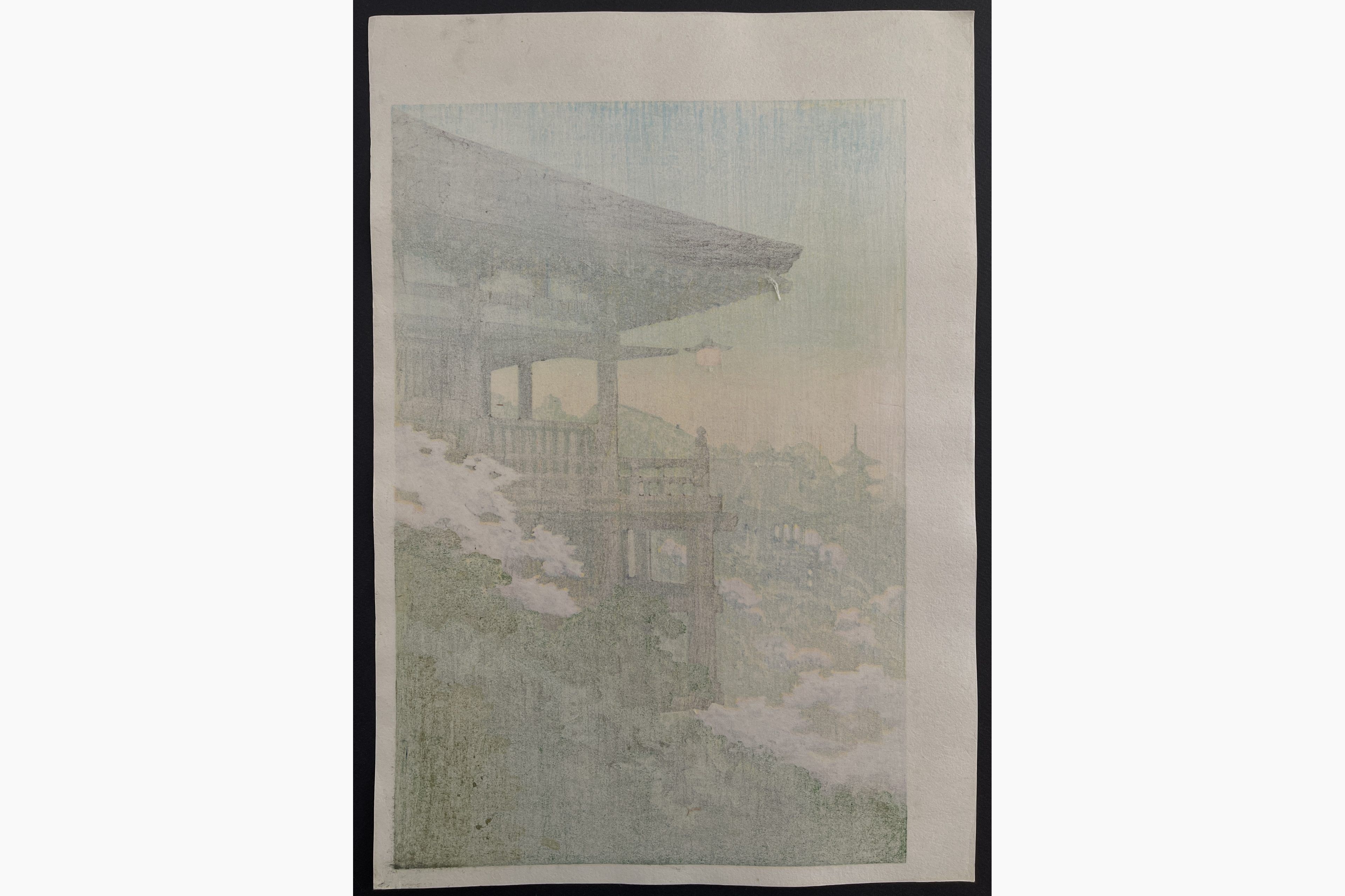 Japanese print - Ito Yuhan - Kiyomizu Temple, Kyoto