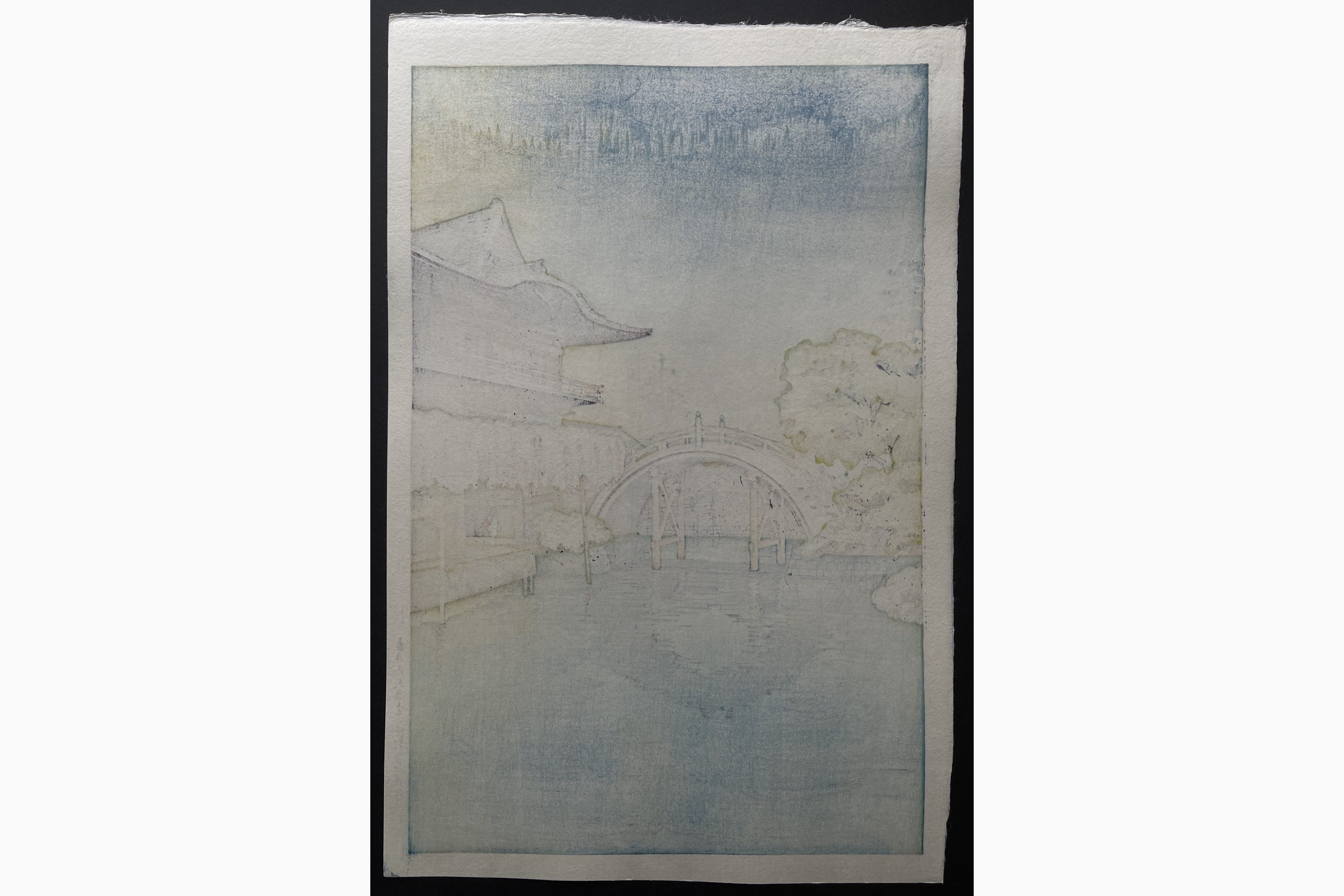 Japanese print - Tsuchiya Koitsu - Kameido Tenmangu Shrine