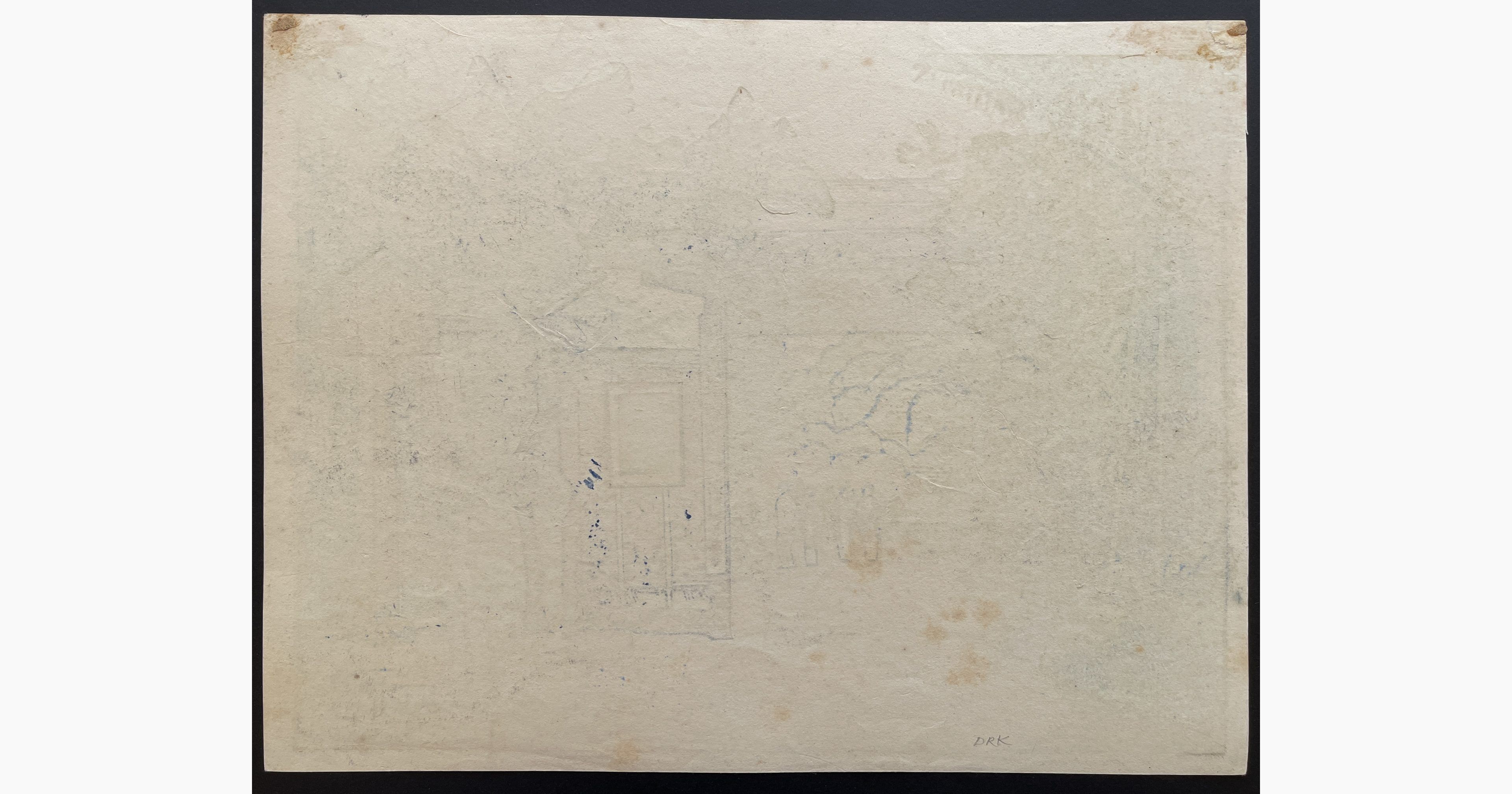 Japanese print - Koizumi Kishio - Hyakkaen Park at Mokoujima