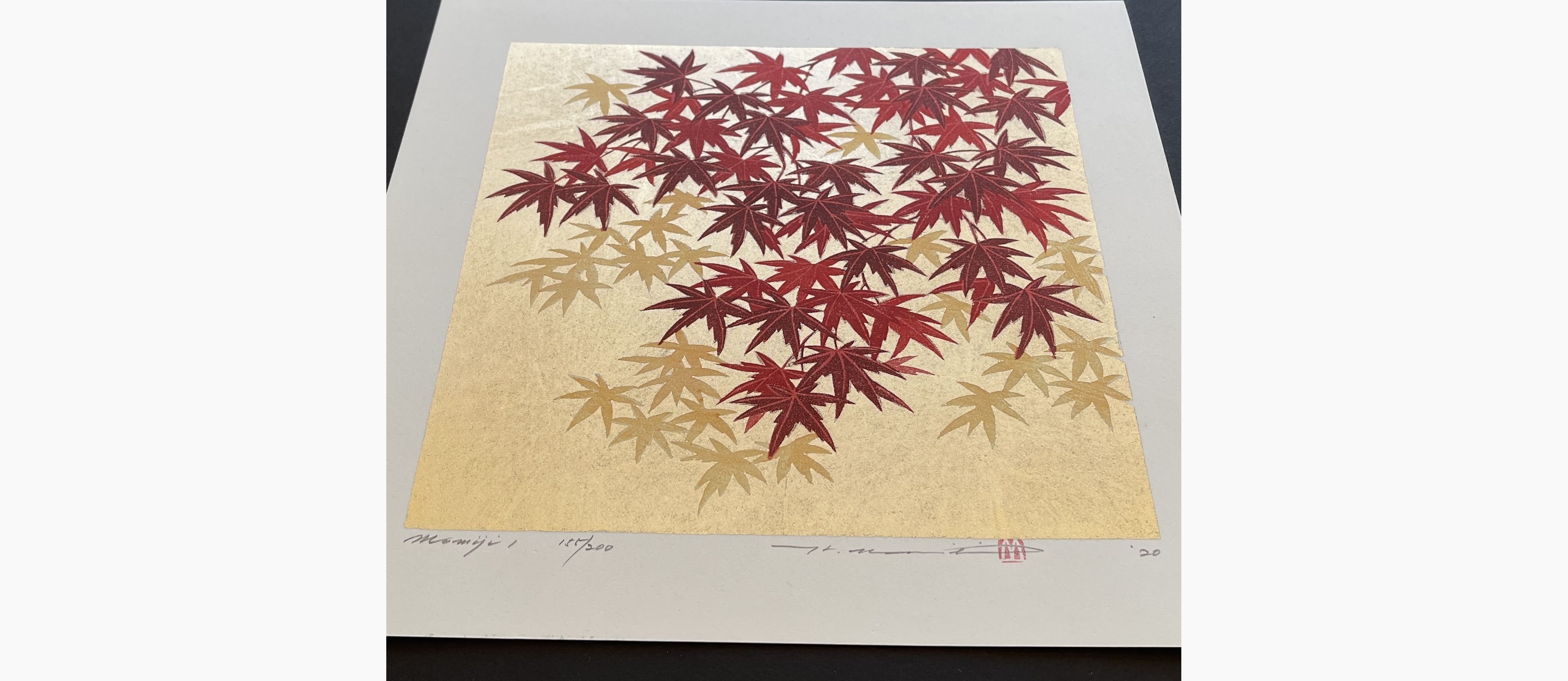 Japanese print - Hajime Namiki - Momiji-1
