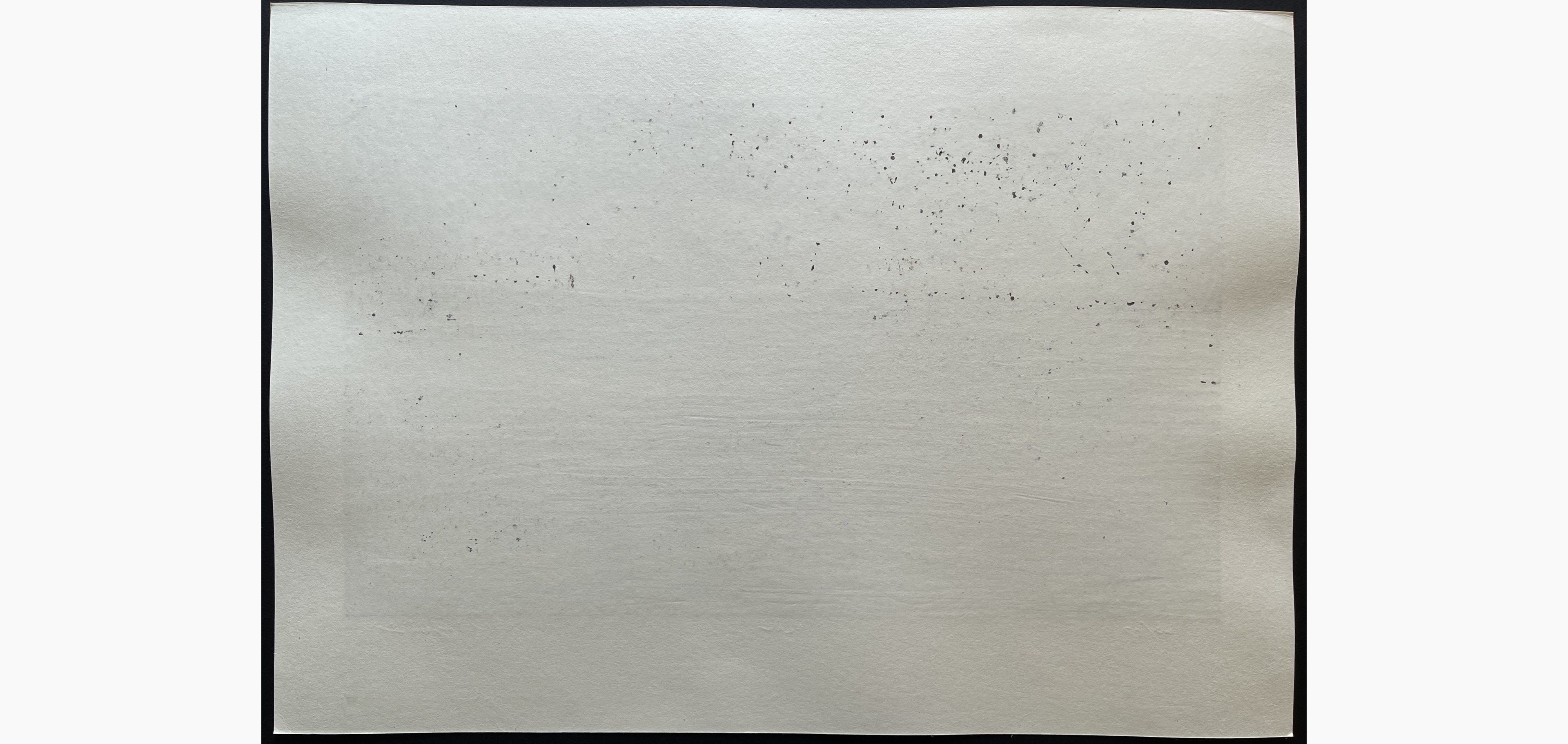 Japanese print - Nishijima Katsuyuki - Snowflakes in the Wind