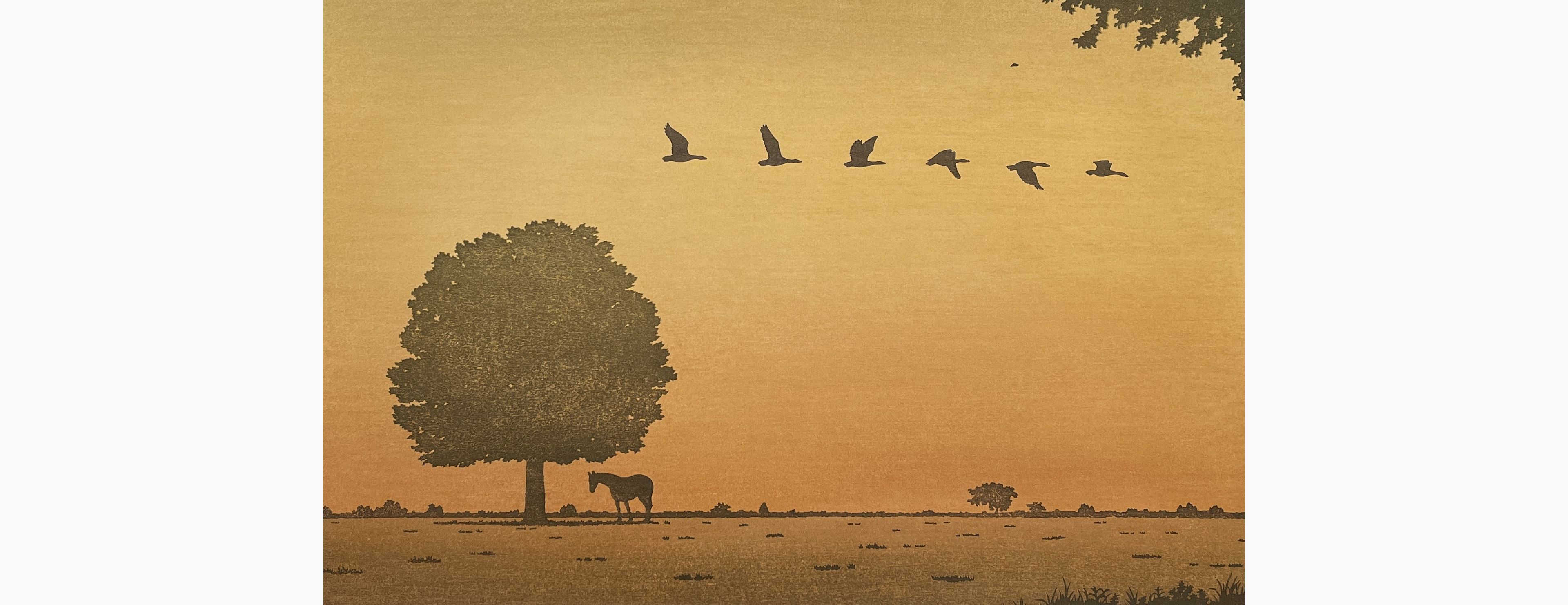 Original woodblock print - Tsukasa Yoshida - Memory