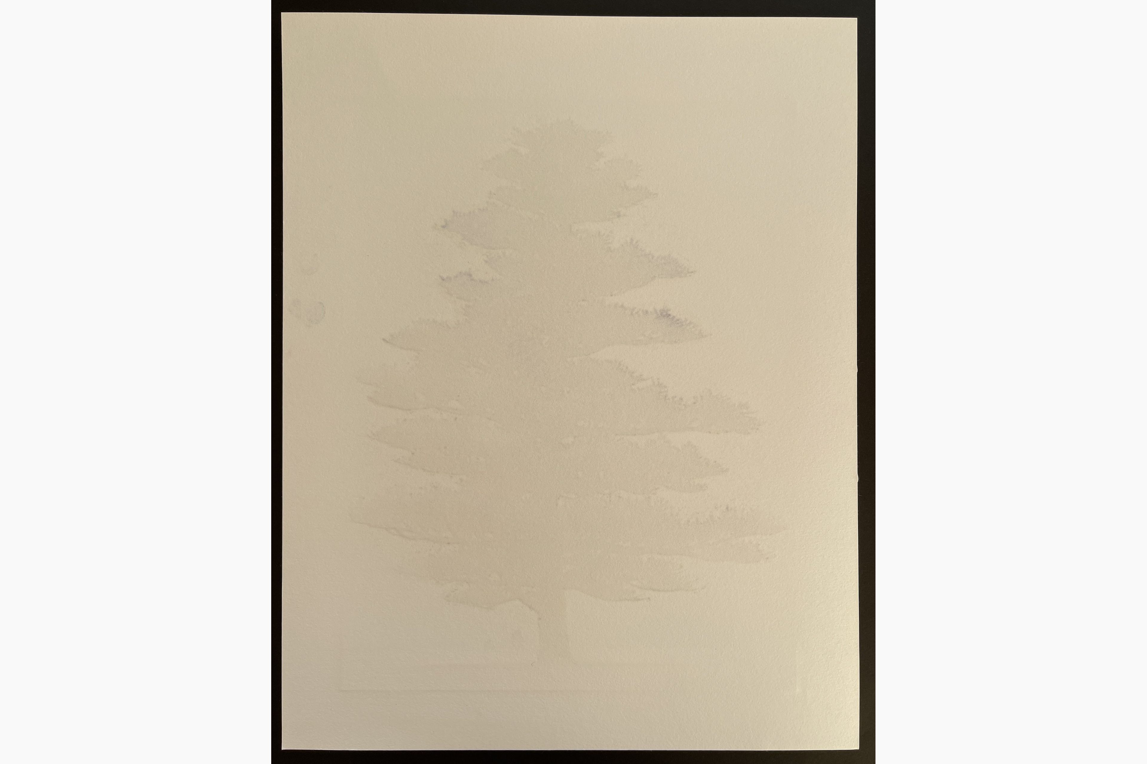 Woodblock print - Hajime Namiki - Tree scene 137