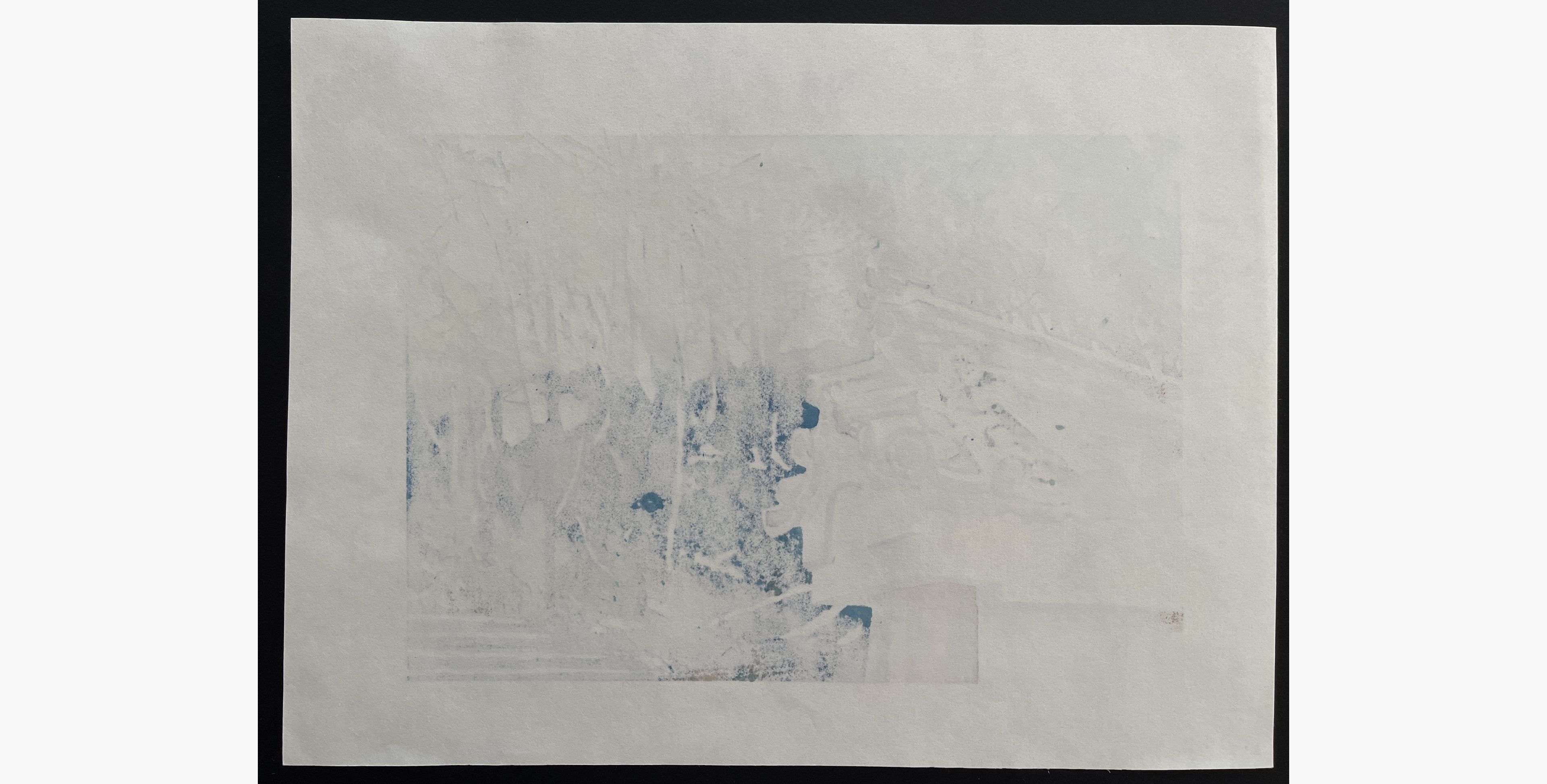 Japanese print - Junichi Mibugawa - Silence