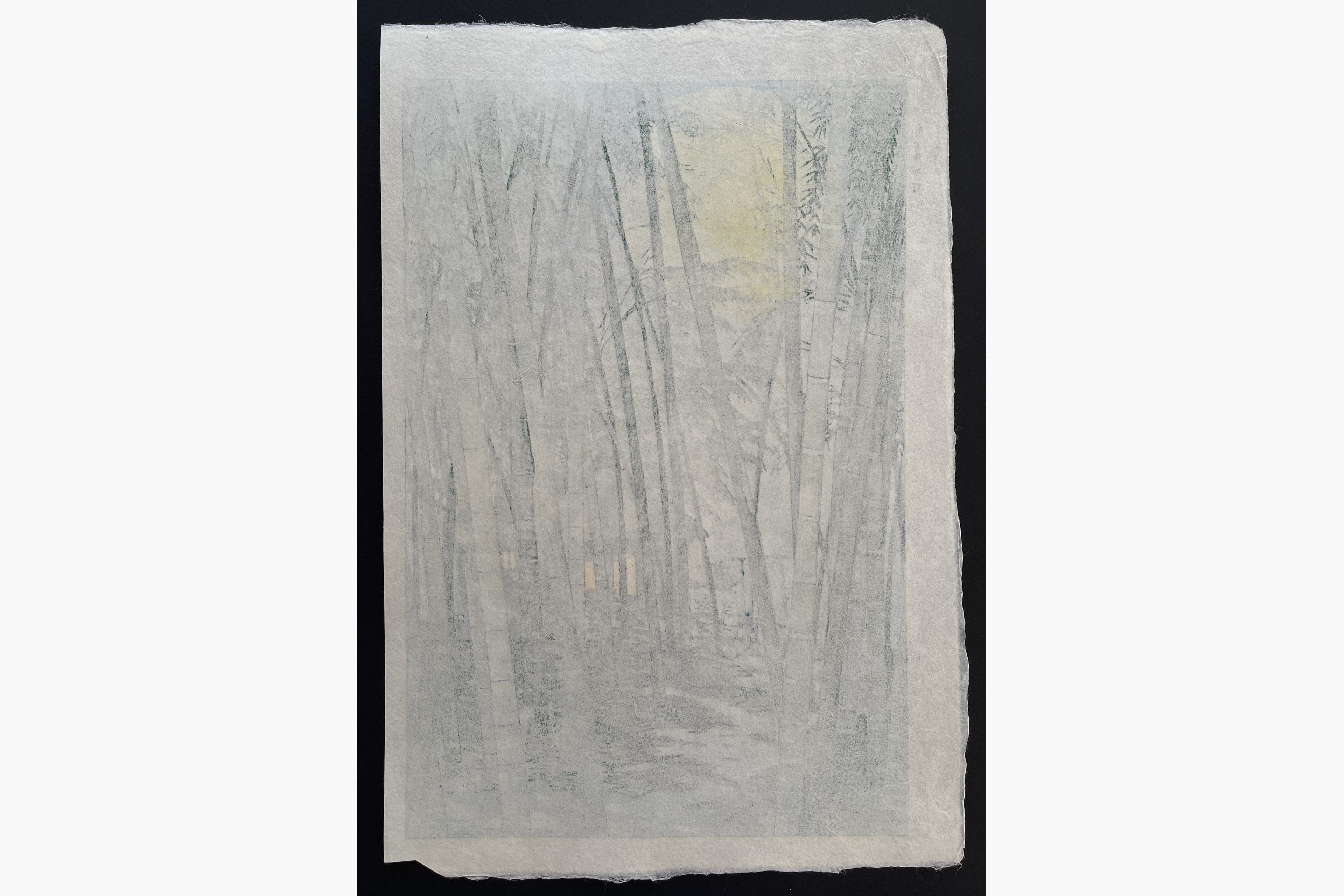 Japanese print - Kasamatsu Shiro - Bamboo in Early Summer