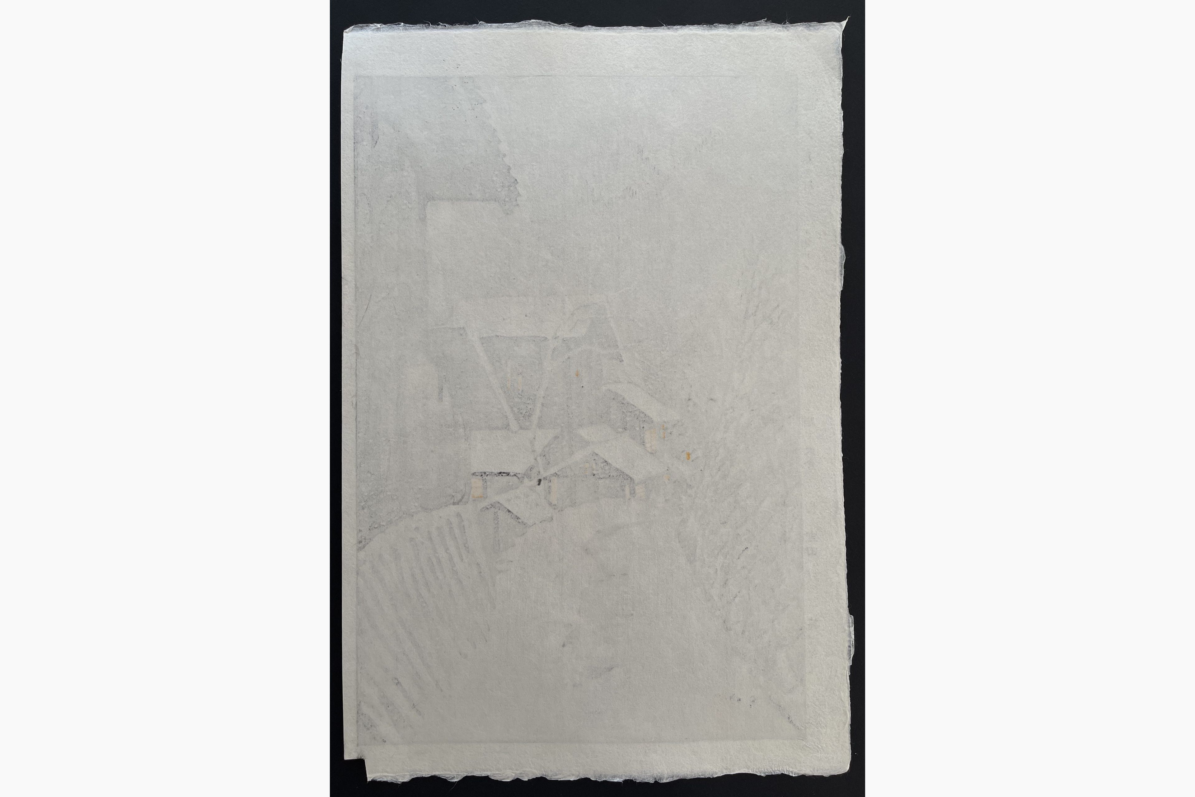 Japanese print - Kasamatsu Shiro - Light in the Evening - Minakami