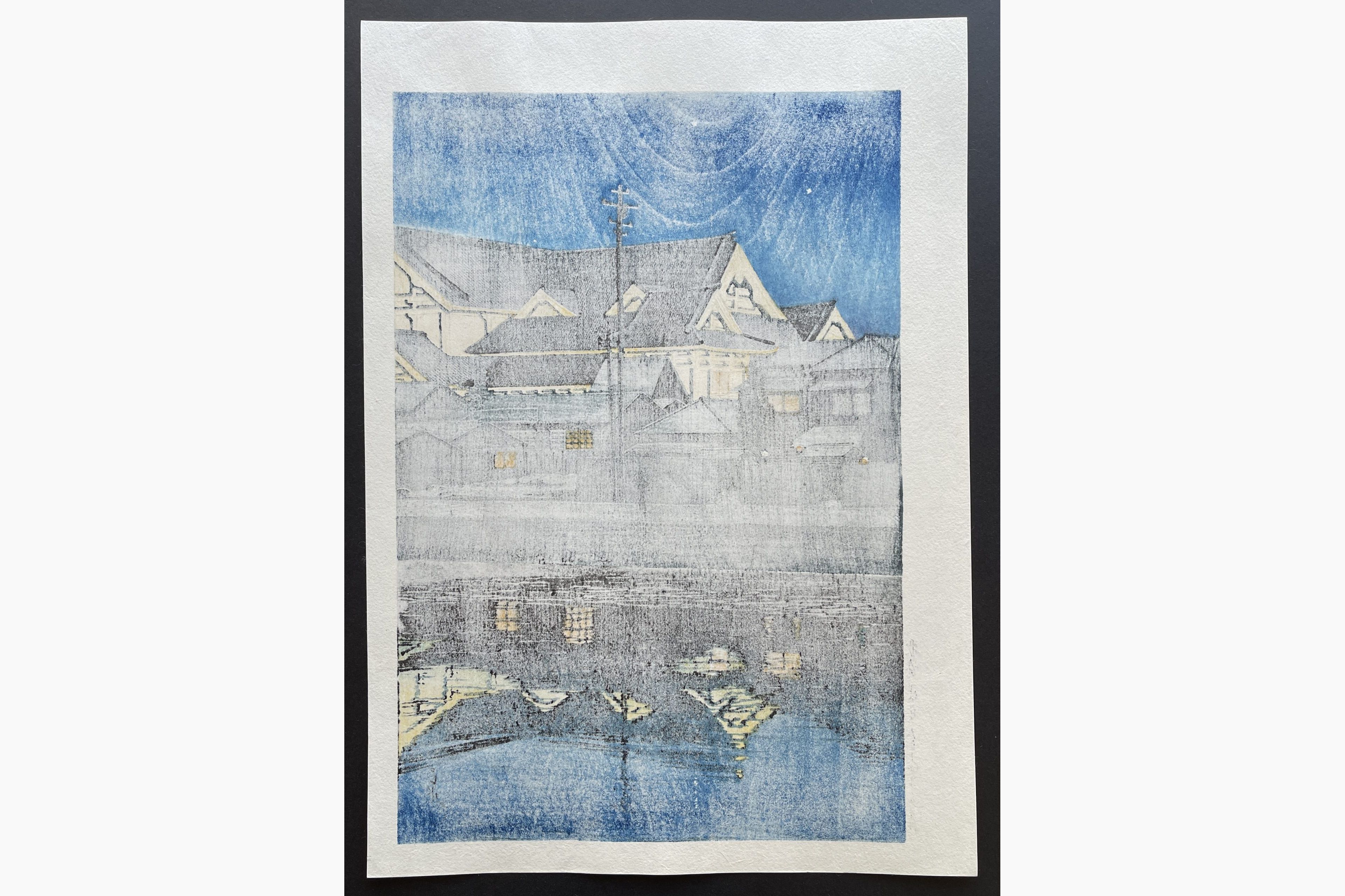 Japanese print - Kawase Hasui - Kabukiza