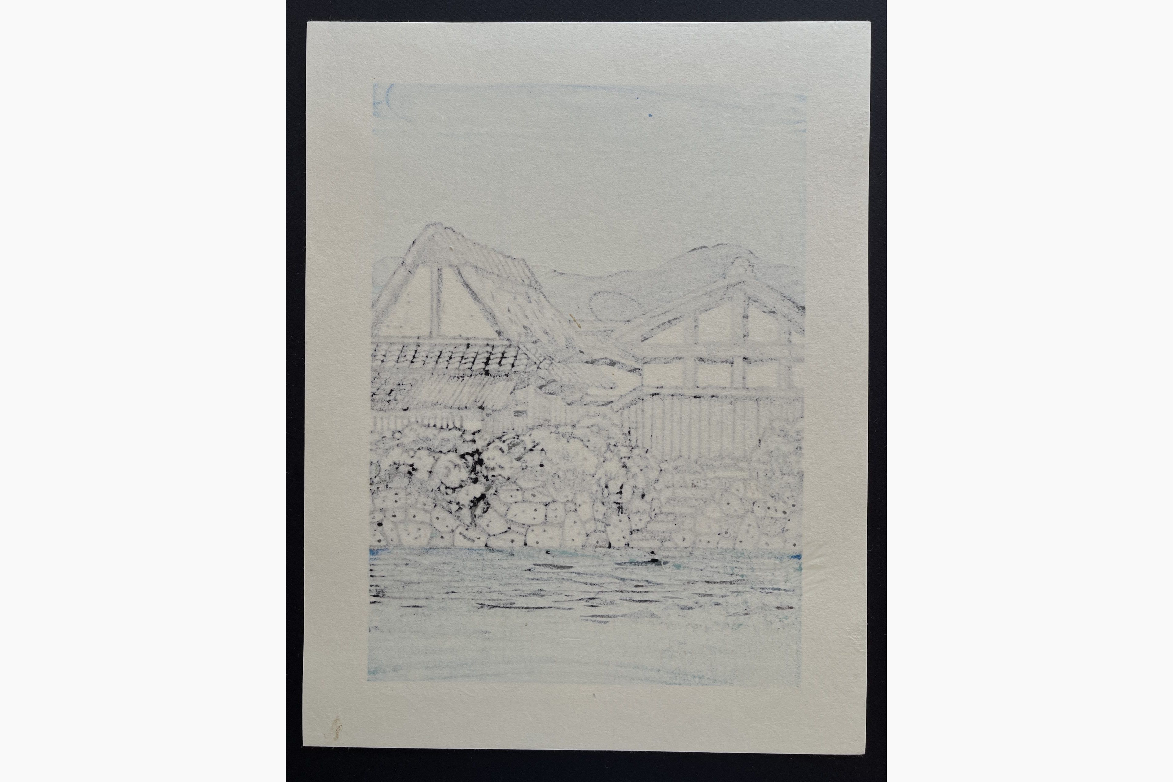 Japanese print - Nishijima Katsuyuki - Autumn Morning