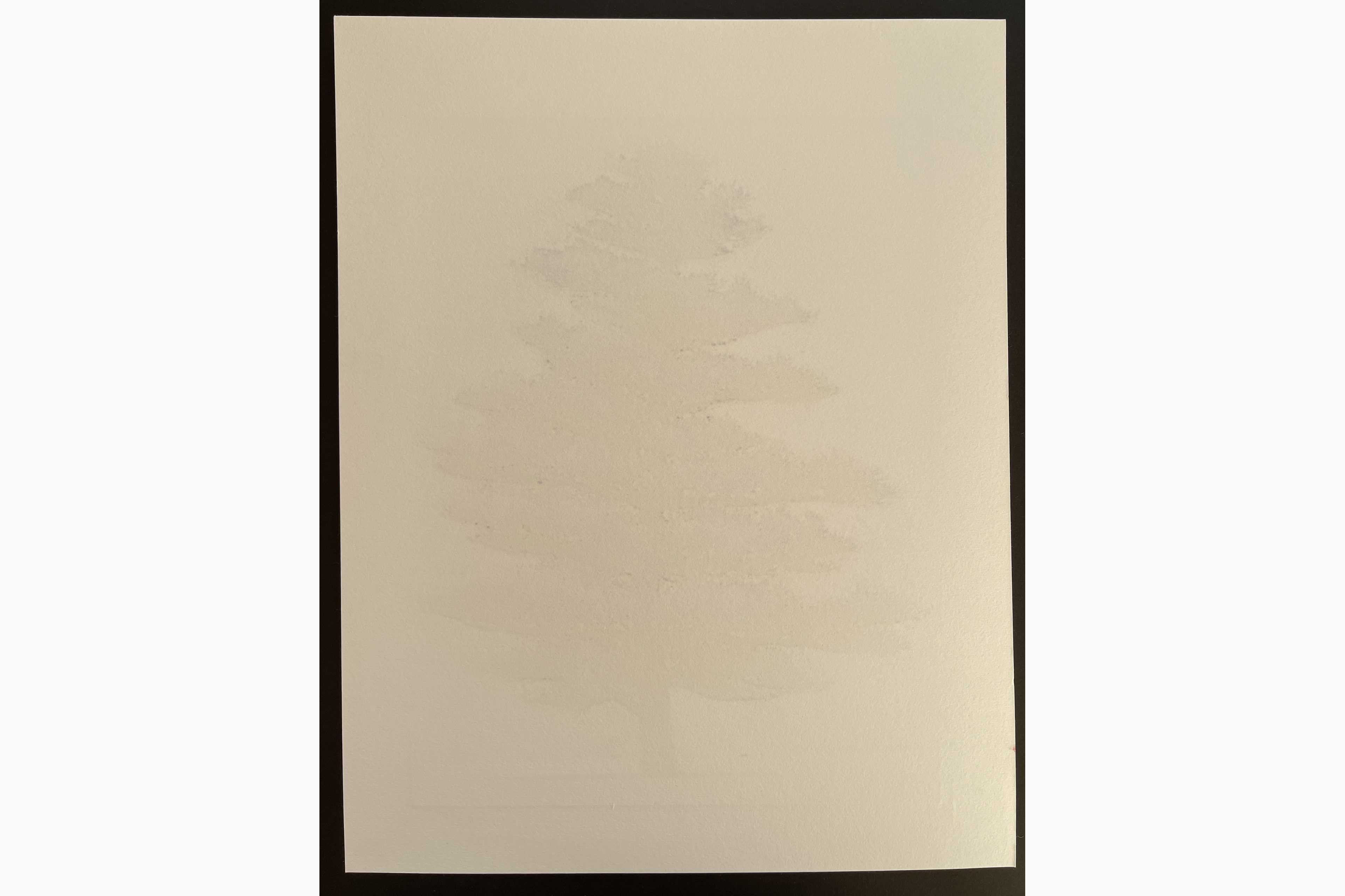 Woodblock print - Hajime Namiki - Tree scene 137