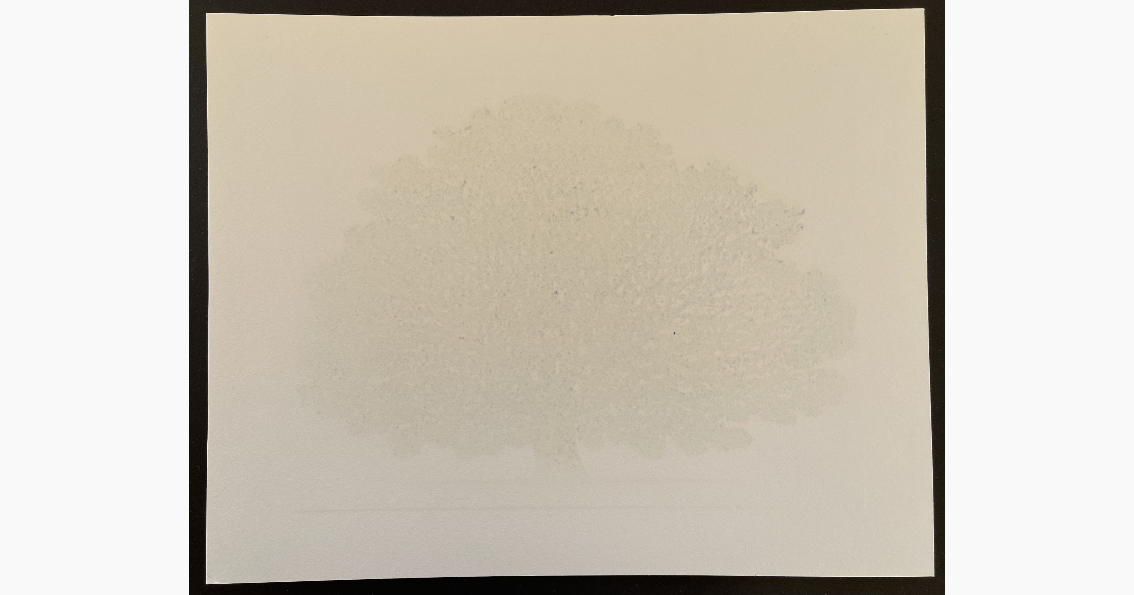 Woodblock print - Hajime Namiki - Tree Scene 160B