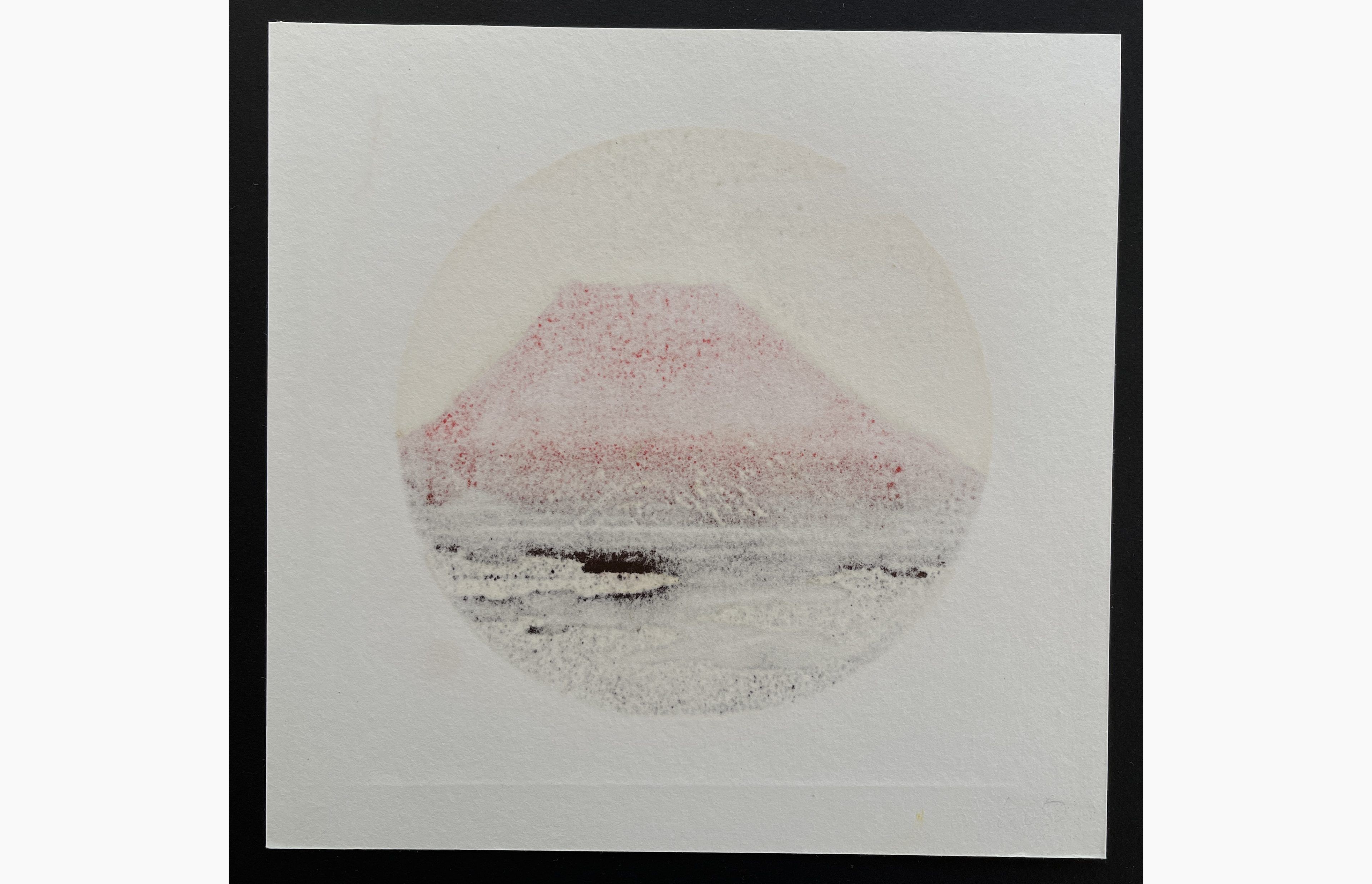 Woodblock print - Kunio Kaneko - Fuji 74