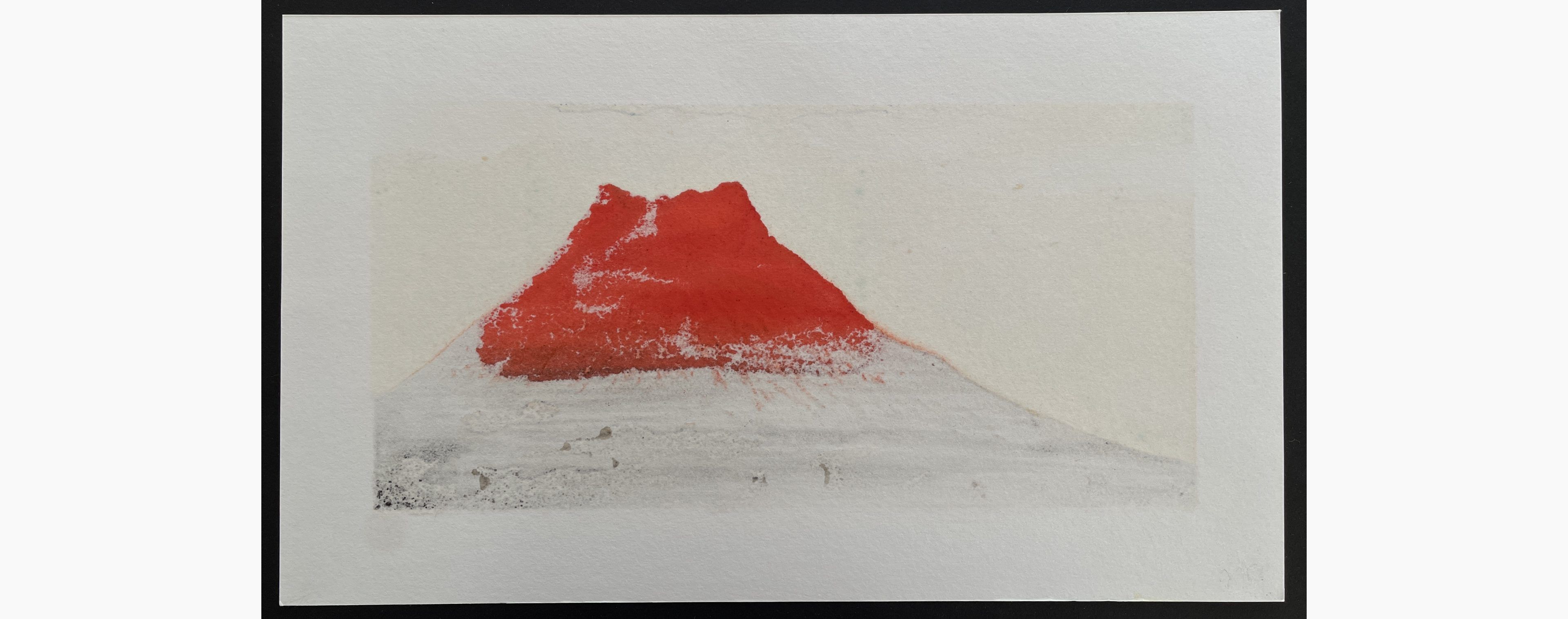 Woodblock print - Kunio Kaneko - Fuji 86