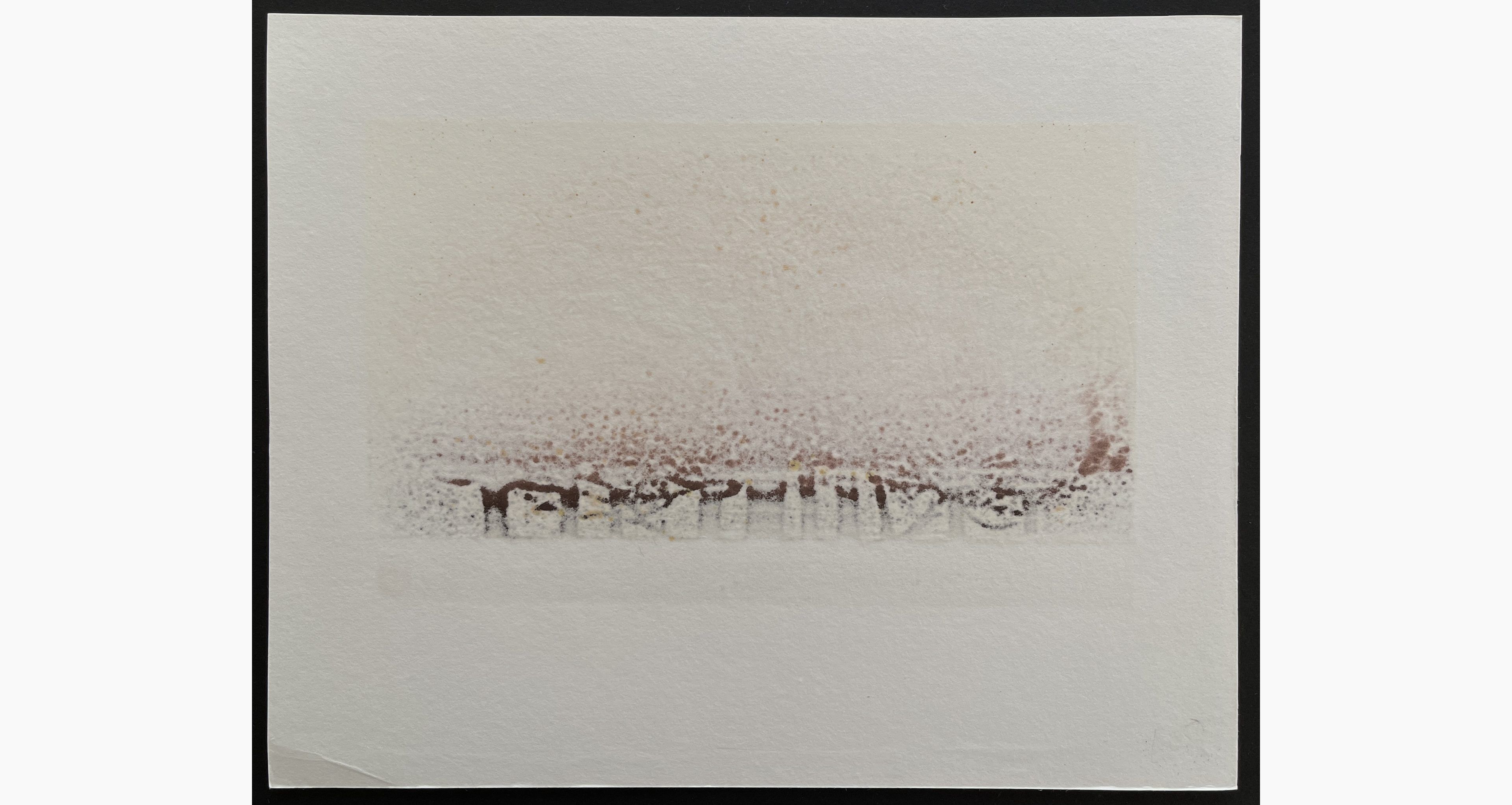 Woodblock print - Kunio Kaneko - Yesterday