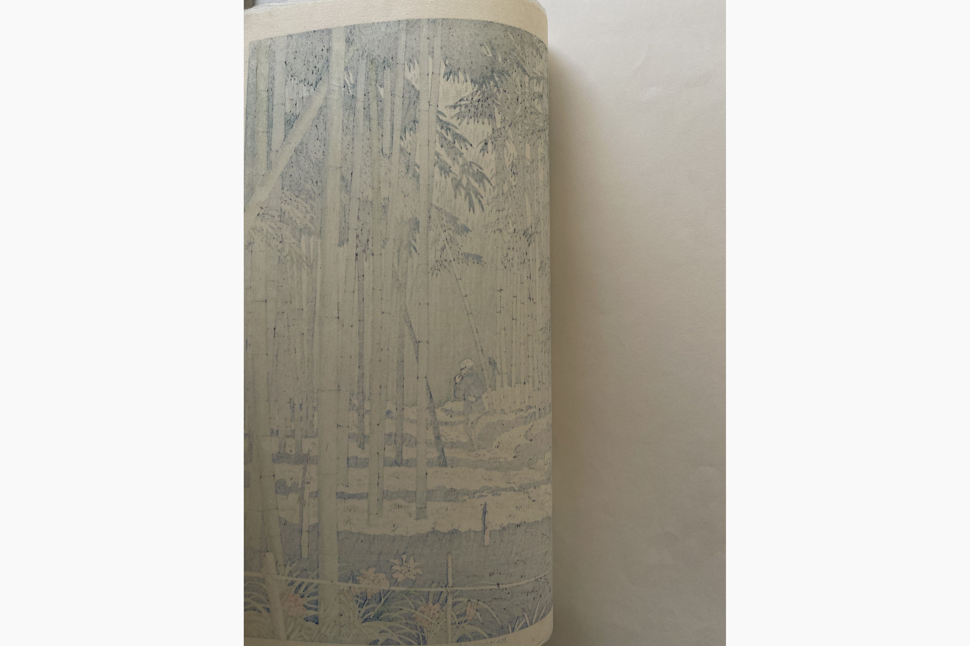 Woodblock print - Takeji Asano - Bamboo Grove of Saga