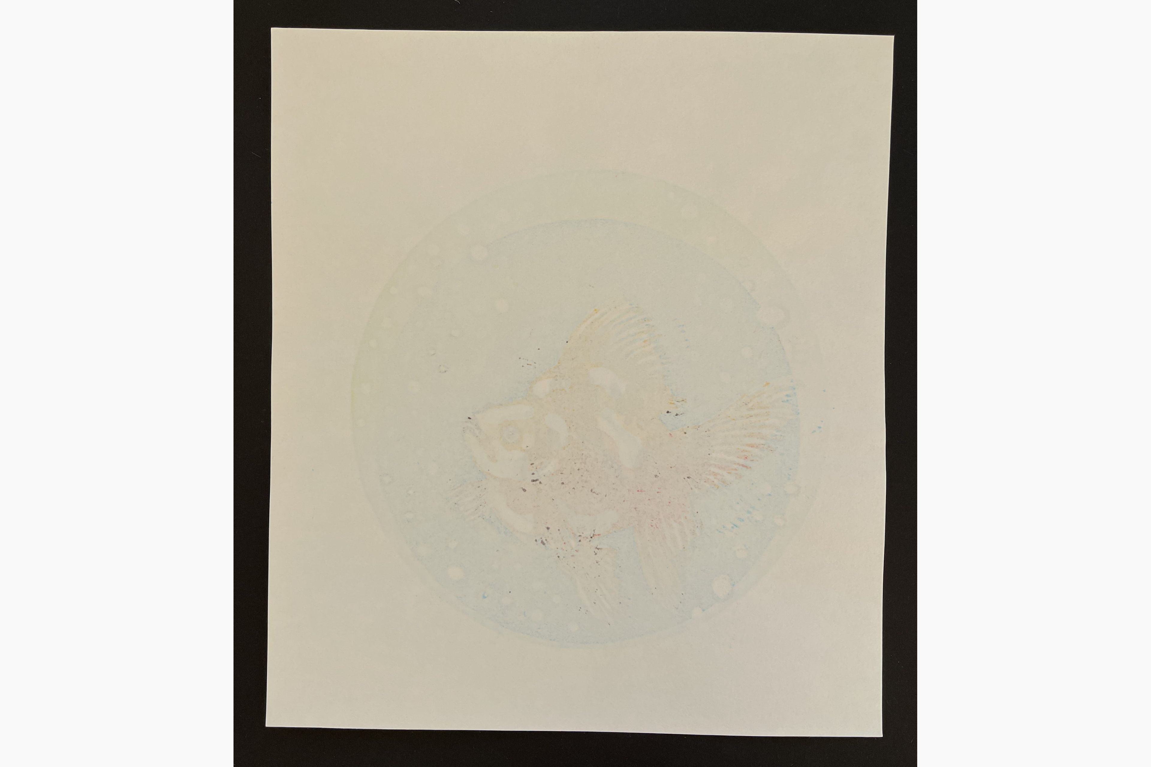 Japanese print - Junichi Mibugawa - Goldfish ball 2