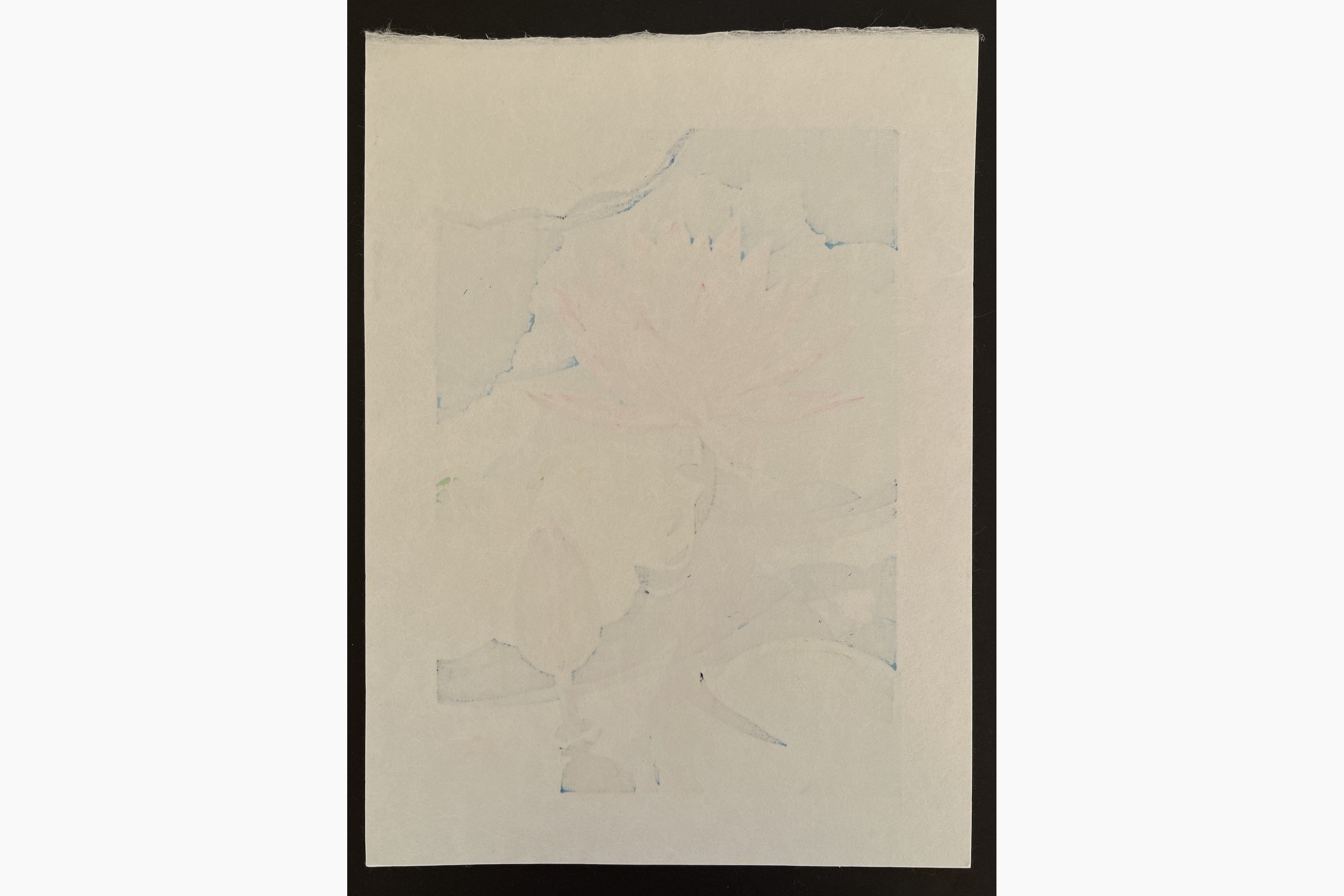 Japanese print - Junichi Mibugawa - Lotus on Water