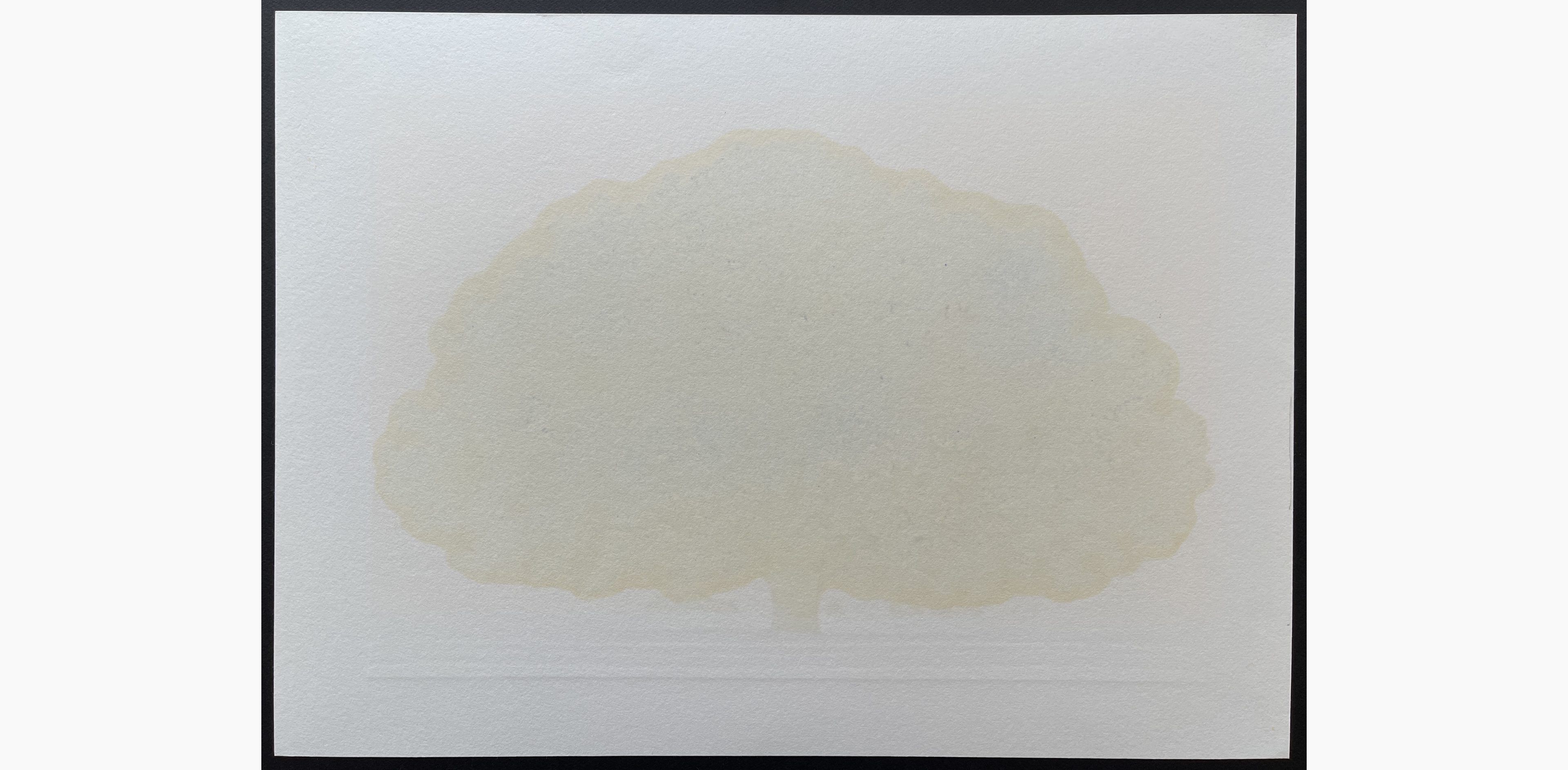 Woodblock print - Hajime Namiki - Tree scene 136