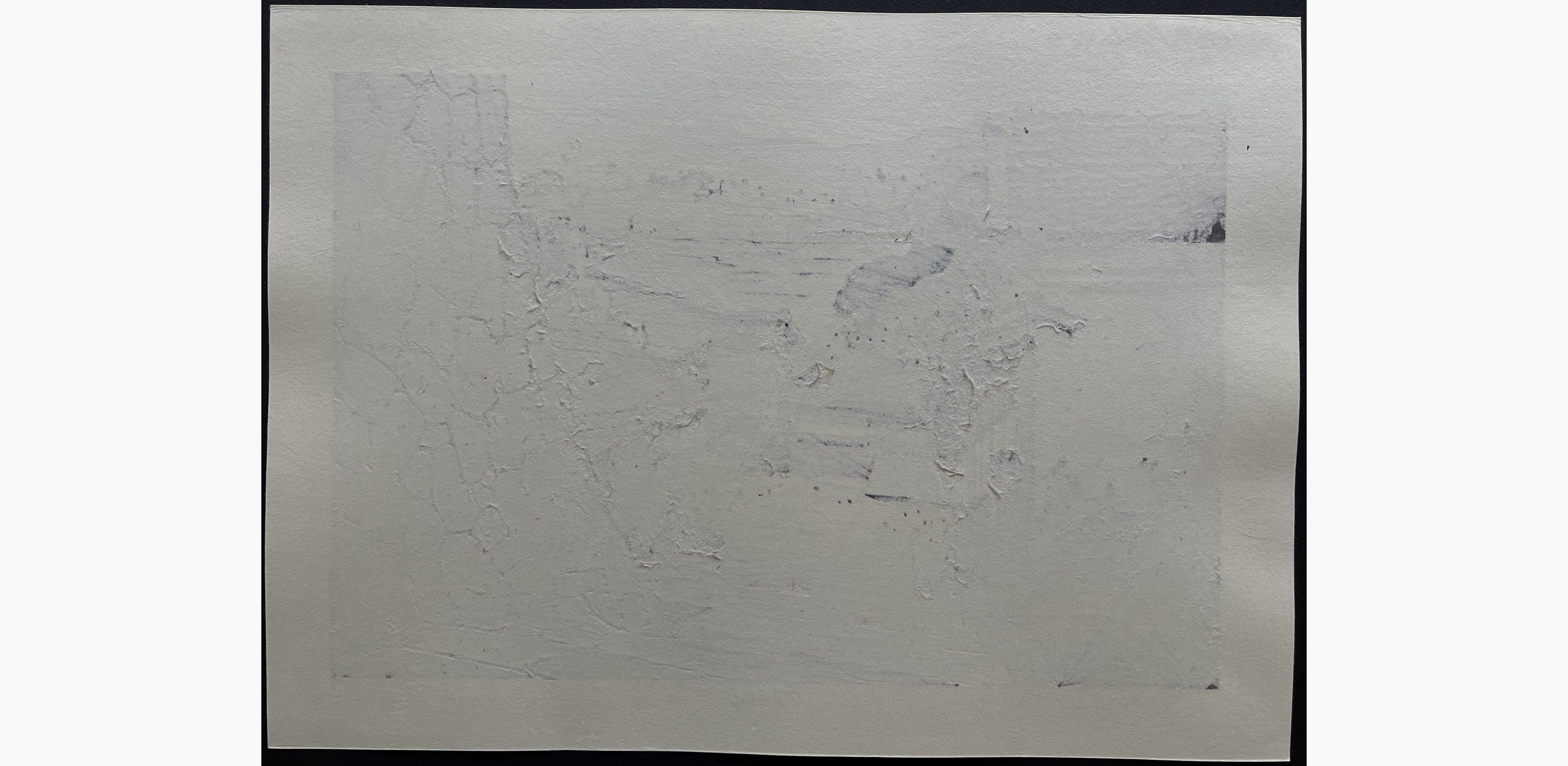 Japanese print - Nishijima Katsuyuki - Path in Onomichi