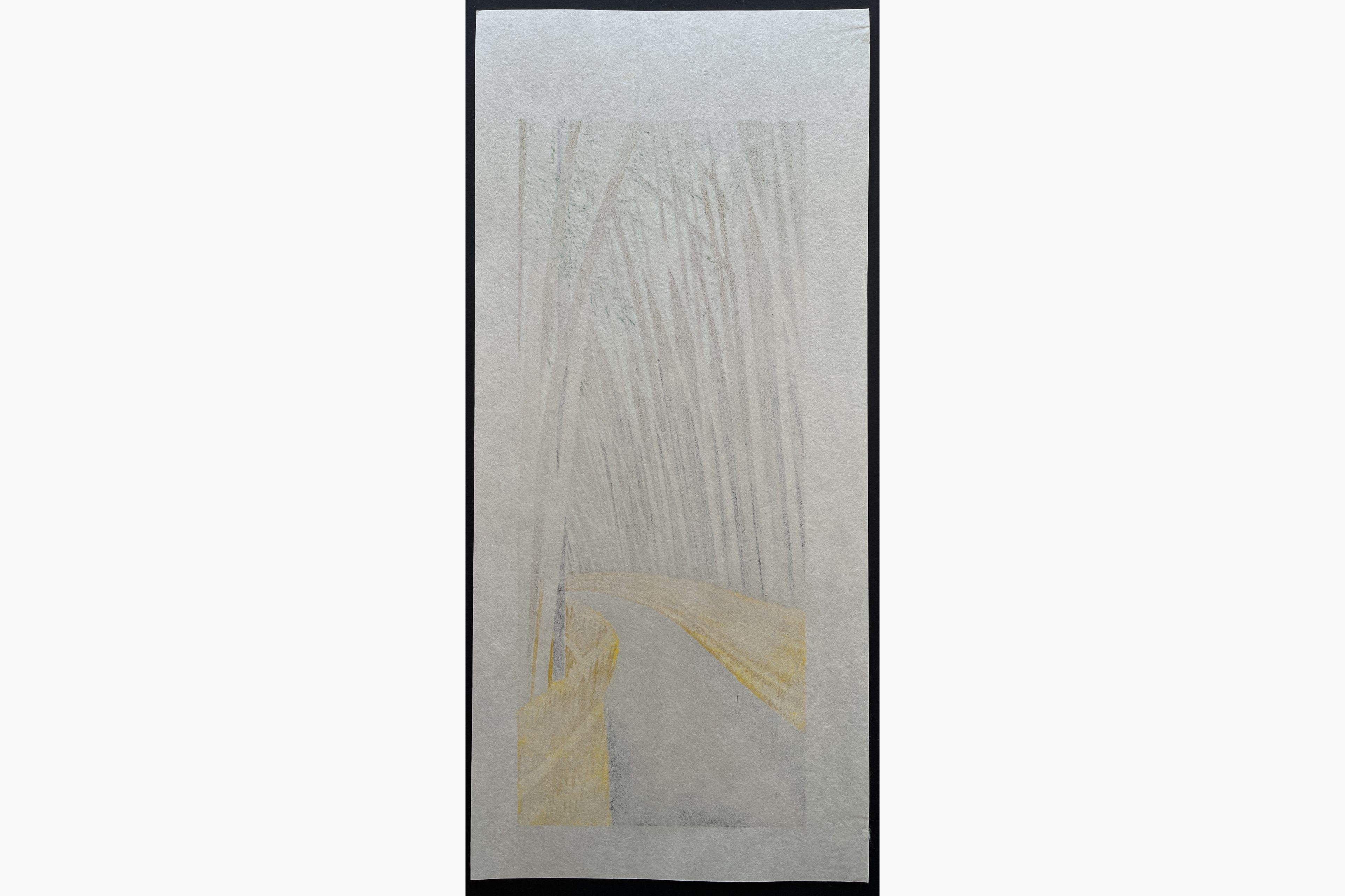 Japanese print - Teruhide Kato - Bamboo in early summer