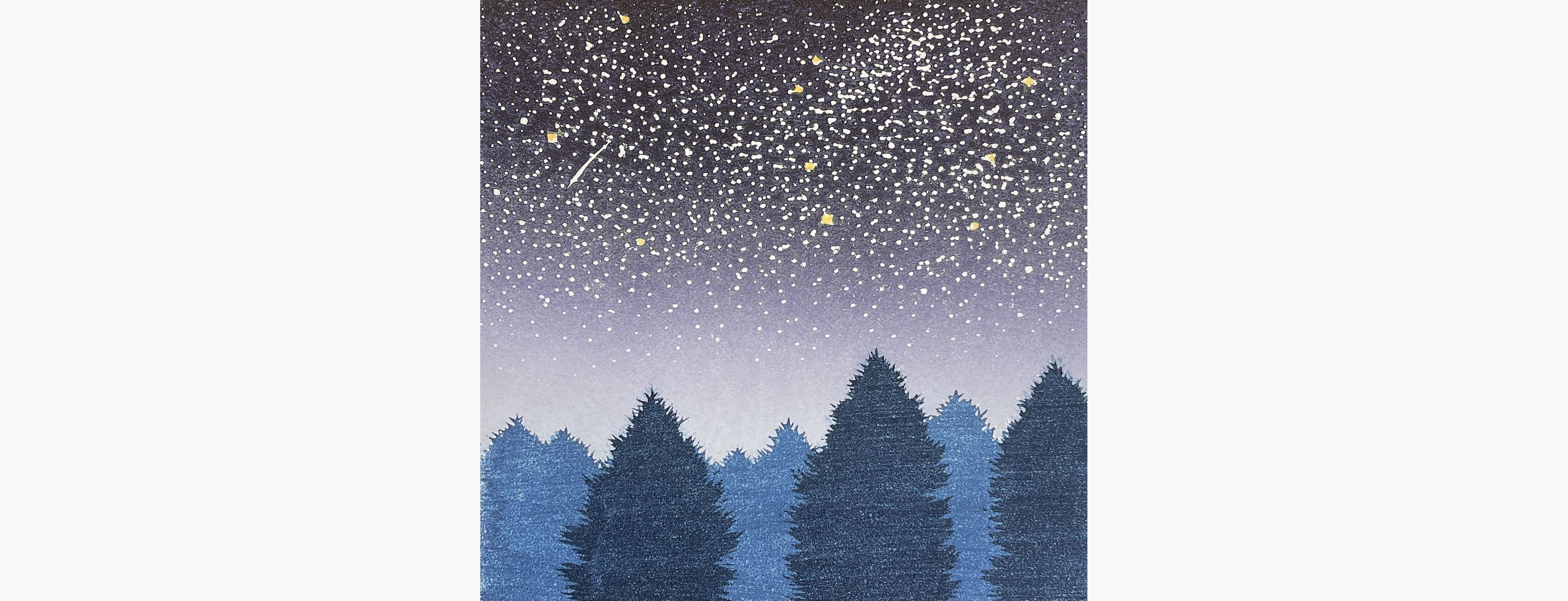 Original woodblock print - Hajime Namiki - Night Scene 4
