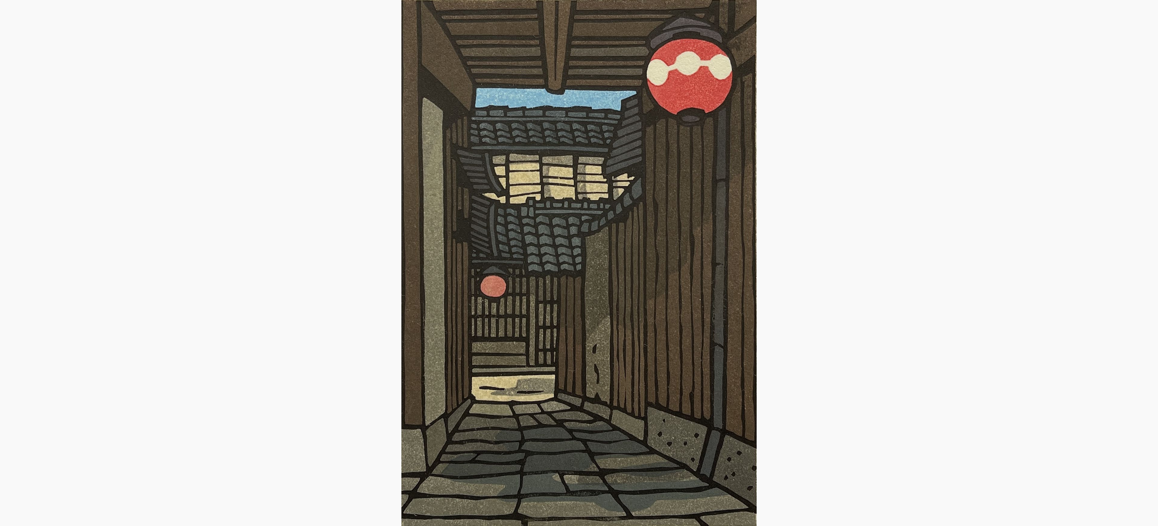 Original woodblock print - Nishijima Katsuyuki - Expectation