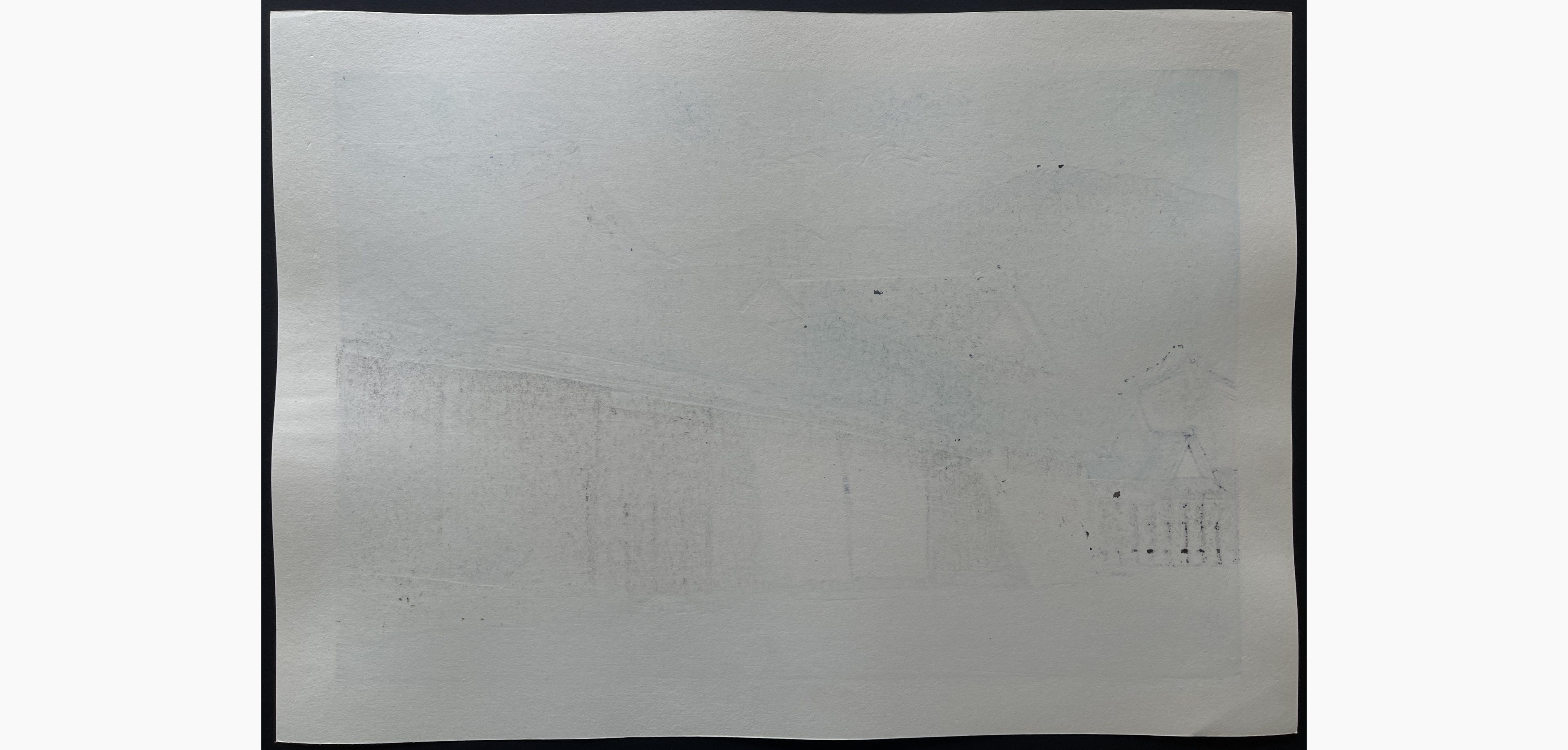 Japanese print - Nishijima Katsuyuki - Kusatsu