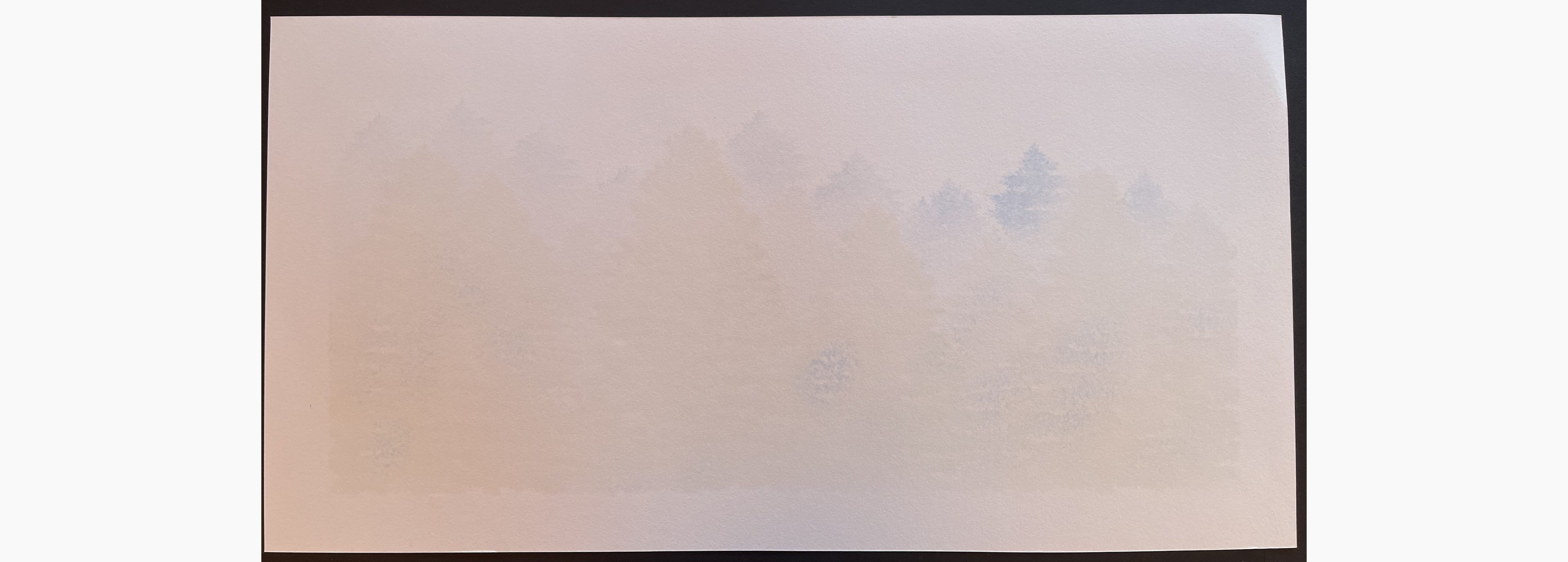 Japanese woodcut - Hajime Namiki - Tree Scene 161