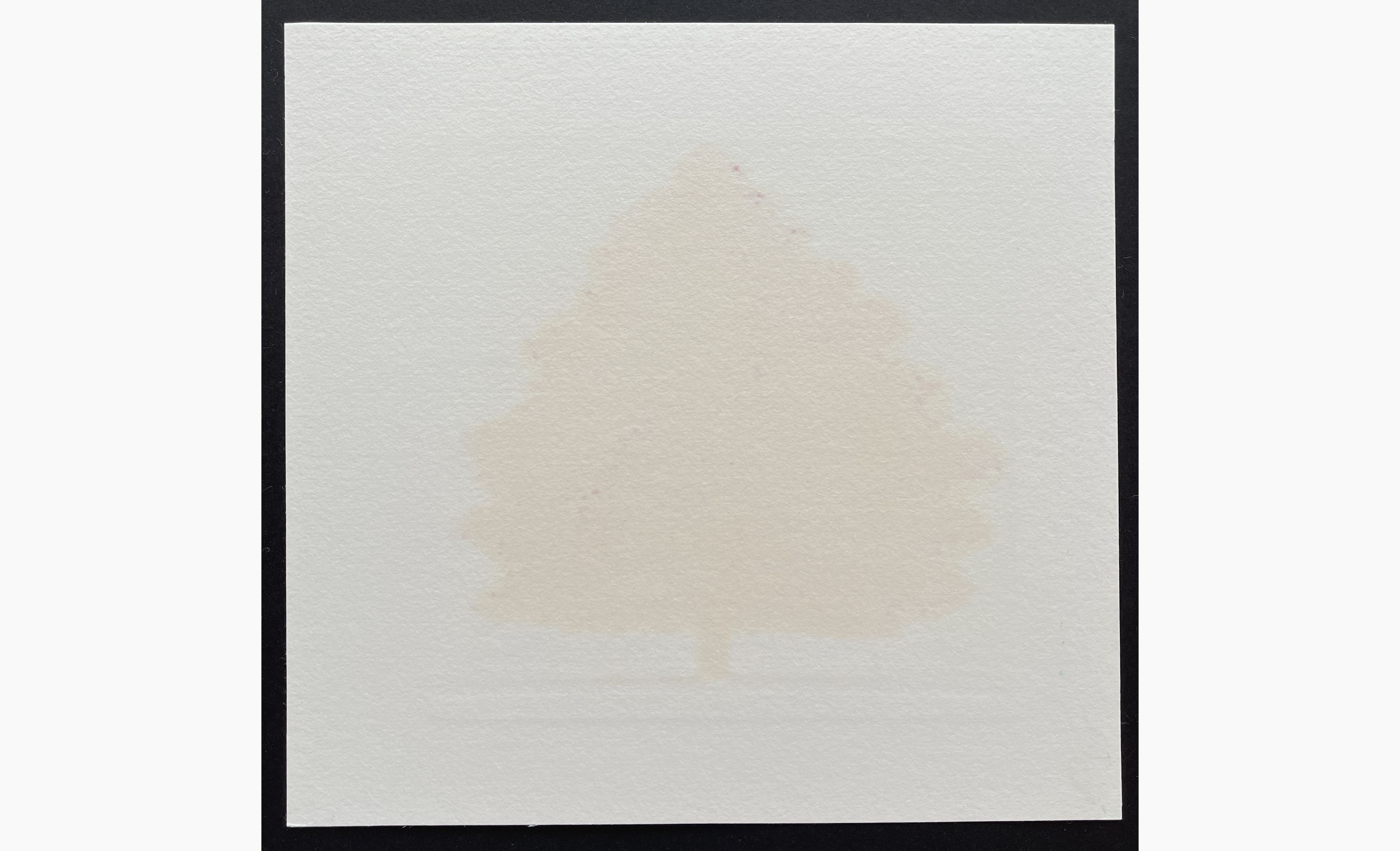 Woodblock print - Hajime Namiki - Tree scene 134A