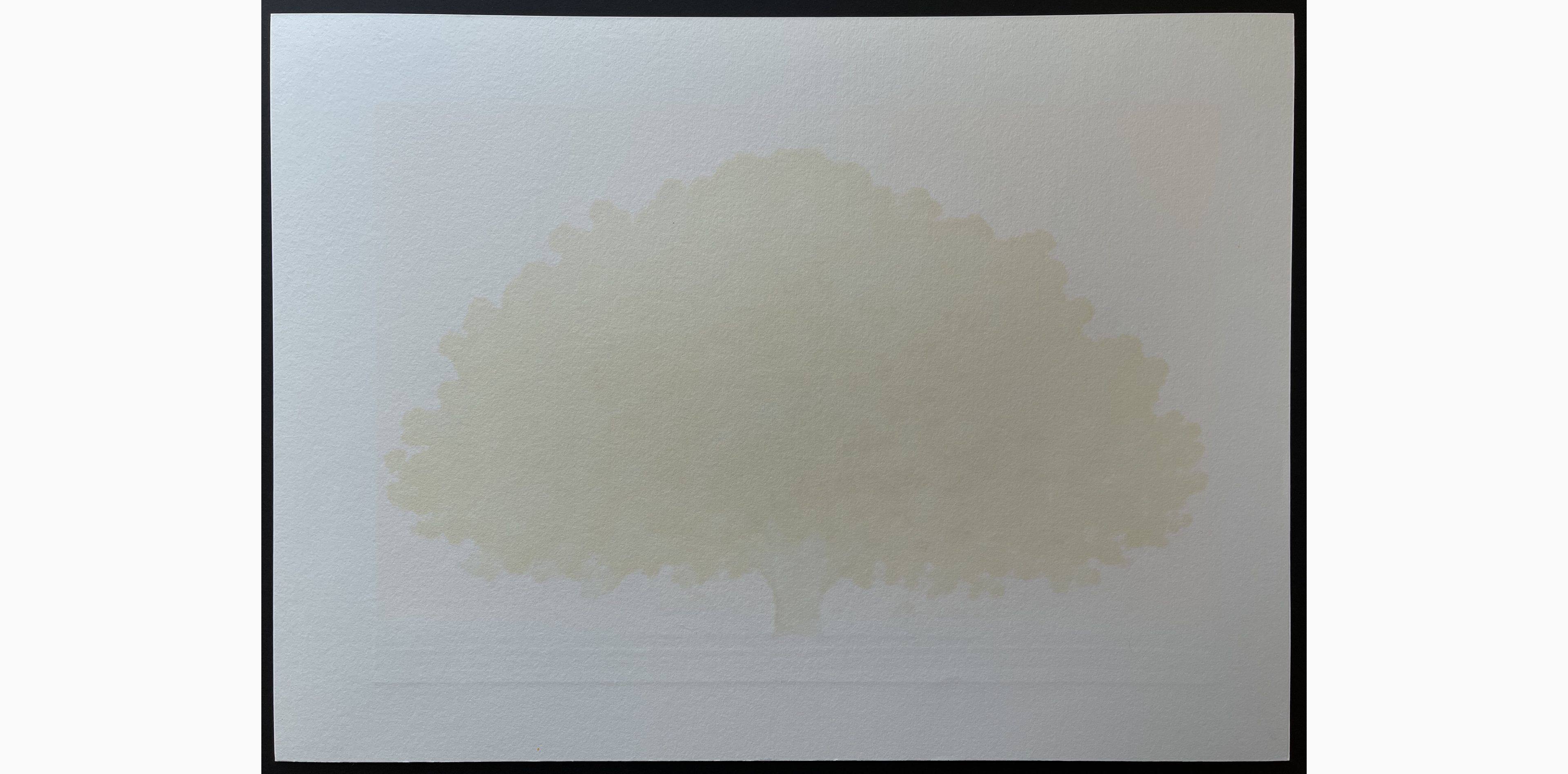 Woodblock print - Hajime Namiki - Tree scene 136