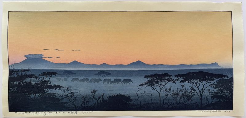格安saleスタ Africa East in Mist Morning (Limited Toshi - Edition) 絵画