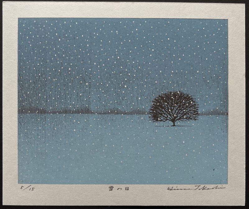 Winter Day - Takashi Hirose - Japanese Prints - Nipponprints.com