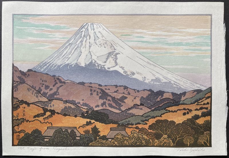 【fuji-nagato】M4954●〈西与開板〉冨士野往来 Katsushika Hokusai - Fuji from Gotenyama at Shinagawa on the