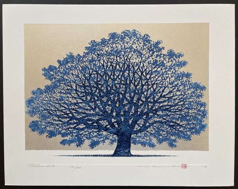 Tree Scene 160B - Hajime Namiki - Japanese Prints - Nipponprints.com